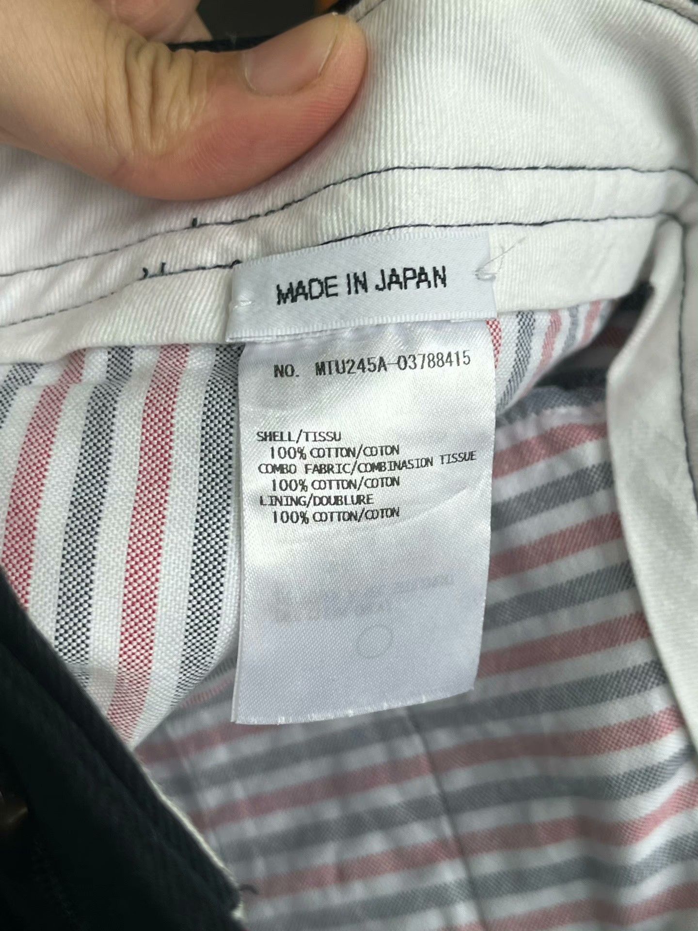 Thom Browne Thom Browne 4-Bar Stripe Cotton Trousers Size US 30 / EU 46 - 5 Thumbnail