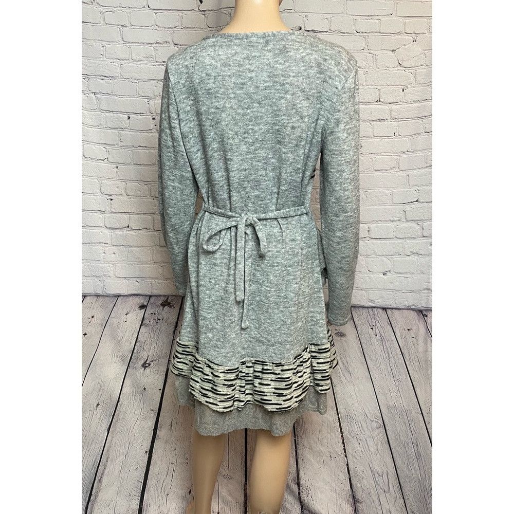 Other John Fashion Grey Wool Blend Long Sleeve Dress Size M Size M / US 6-8 / IT 42-44 - 4 Thumbnail