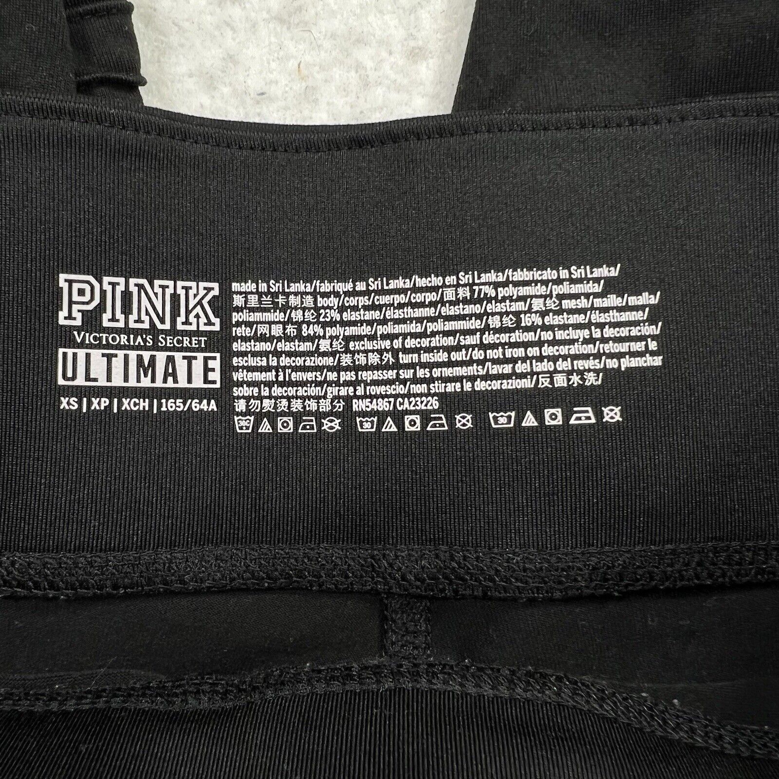 Pink Victoria's Secret Athletic Stretch Yoga Pants Leggings Size 26" / US 2 / IT 38 - 3 Thumbnail