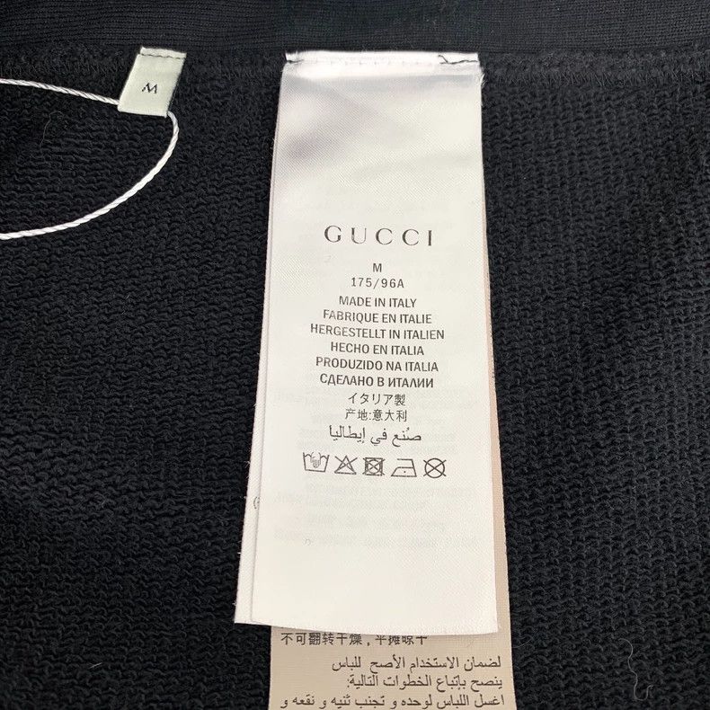 Gucci Gucci Black skull embroidered hooded drawstring cotton long Size US M / EU 48-50 / 2 - 7 Thumbnail