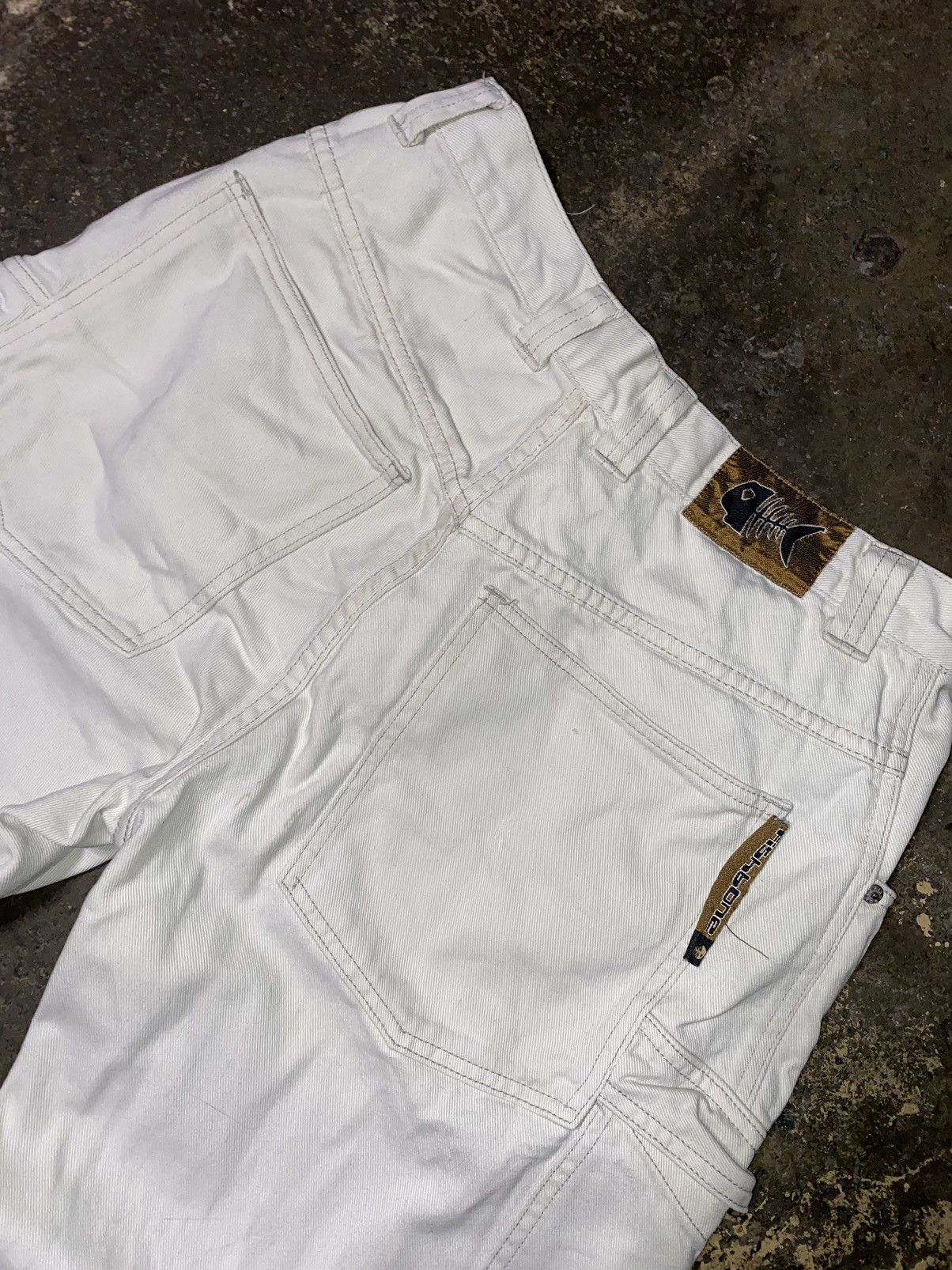 Japanese Brand × Vintage Vintage Fishbone Skate Baggy Wide Leg Cargo Pants y2k Pocket Size US 30 / EU 46 - 1 Thumbnail