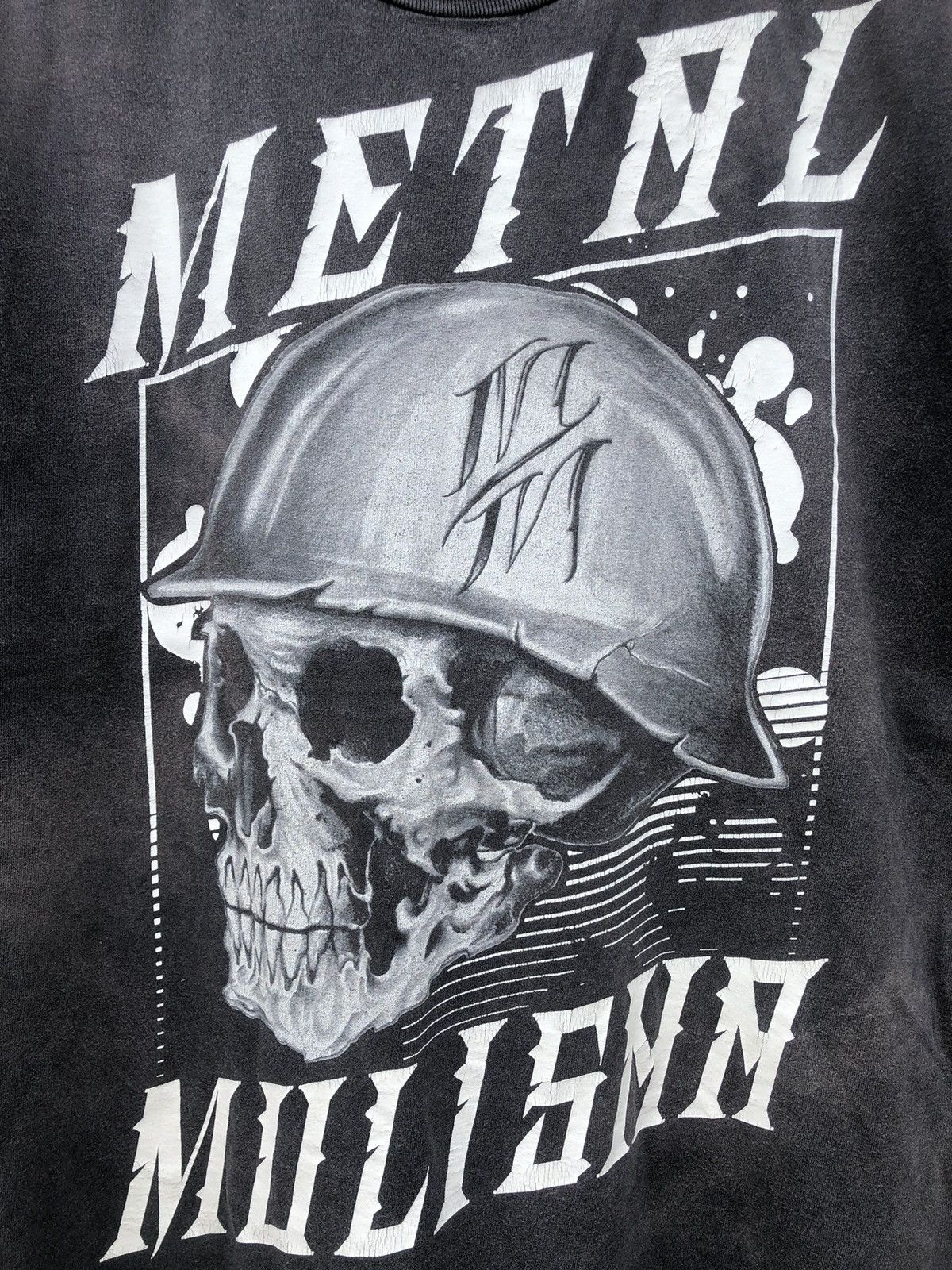 Metal Mulisha Vintage Y2K Sunfaded Metal Mulisha Skull Tshirt Size US L / EU 52-54 / 3 - 6 Thumbnail