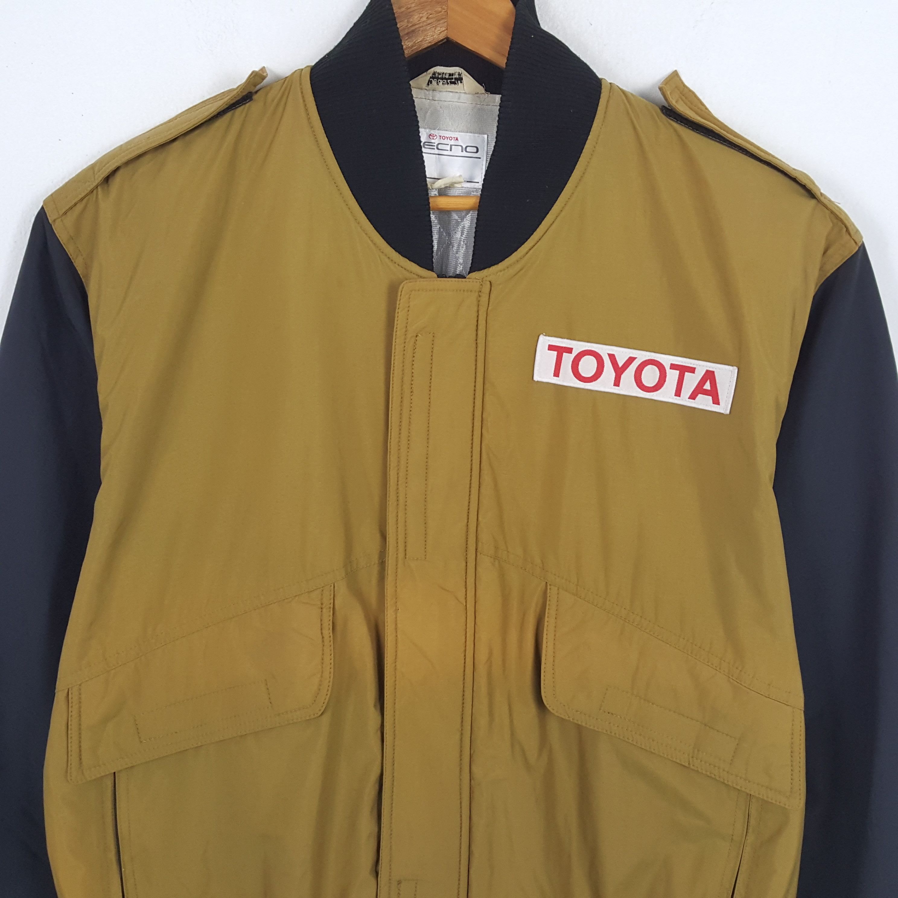 Japanese Brand × Vintage Vintage TOYOTA TECNO Japanese Racing Team Jacket Size US XL / EU 56 / 4 - 4 Thumbnail