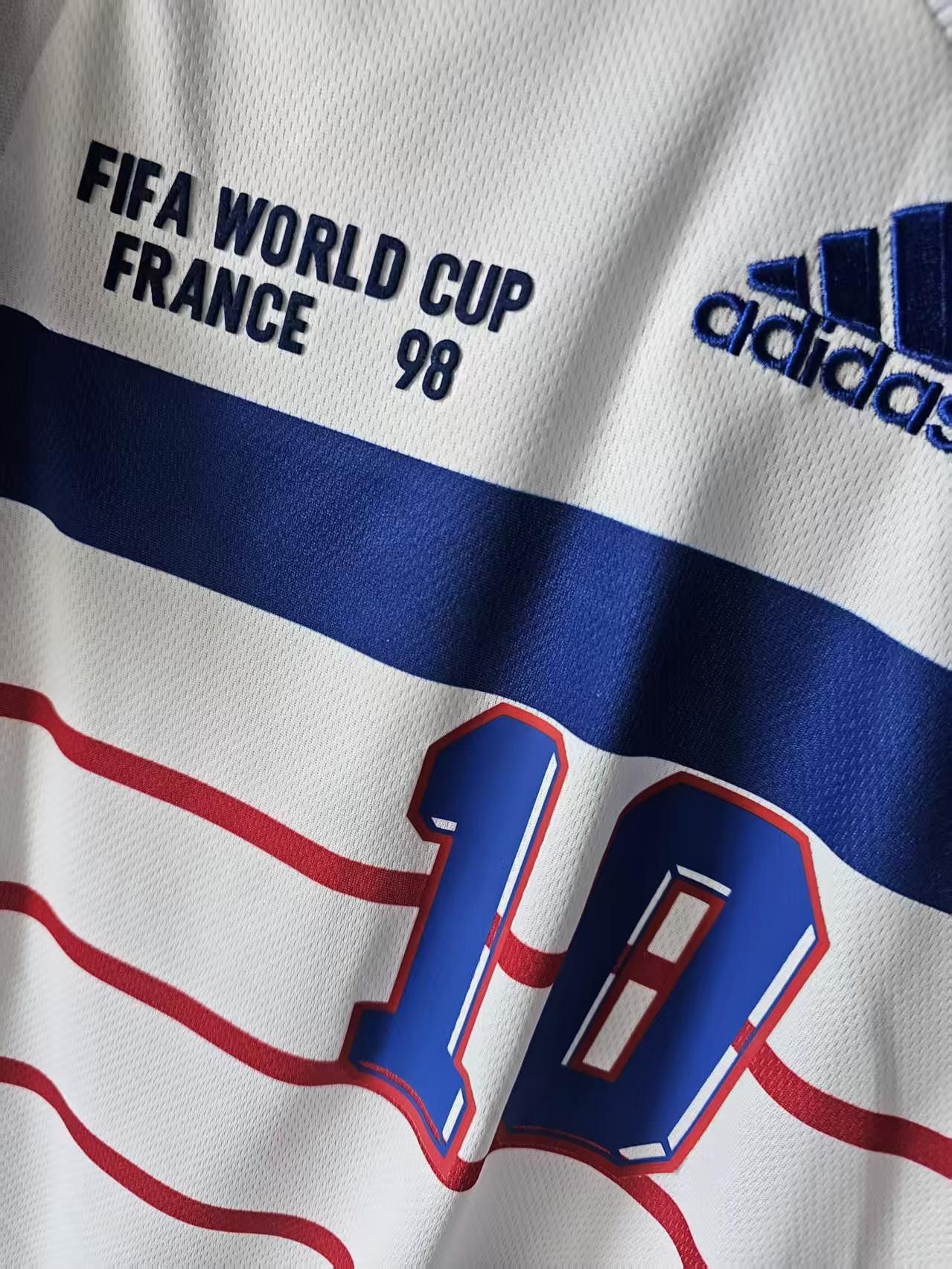 Other 1998 France Zidane Jersey Away Size US XL / EU 56 / 4 - 4 Thumbnail