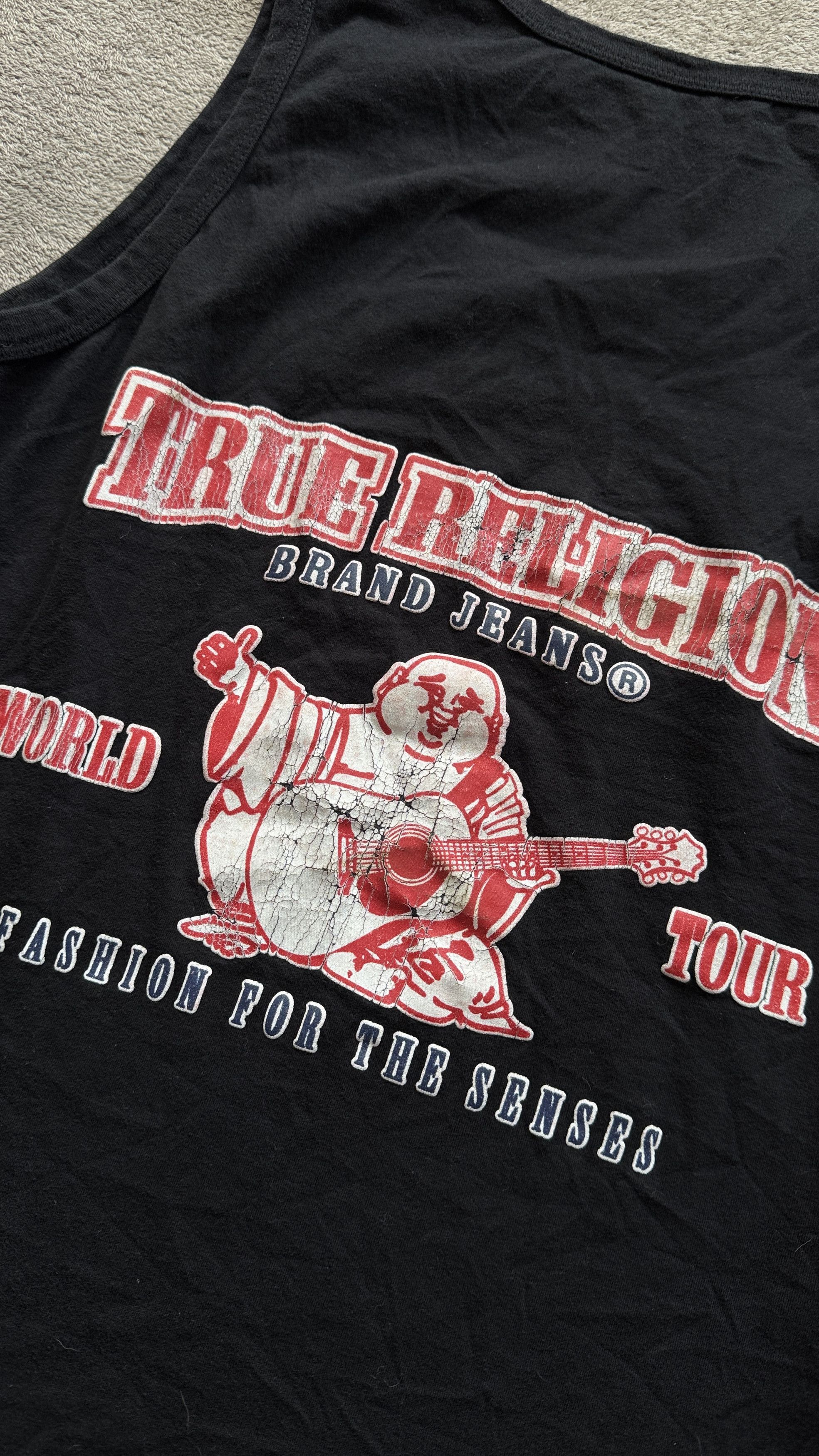 Hysteric Glamour × True Religion True Religion Big Logo Y2K vintage sleeveless tee Size US M / EU 48-50 / 2 - 4 Thumbnail