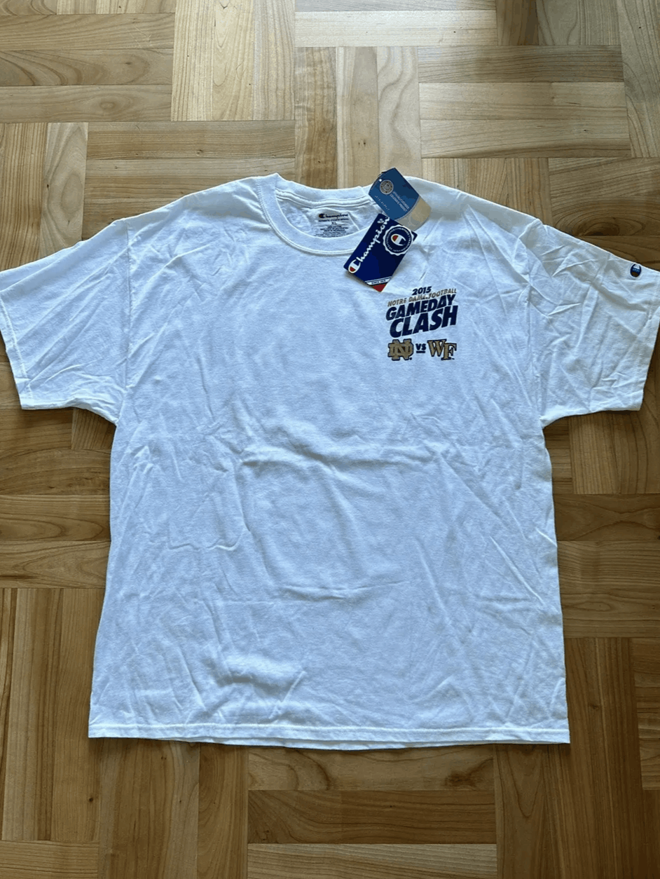Champion 2015 Gameday Football Notre Dame vs Wake Forest Champion Size US L / EU 52-54 / 3 - 1 Thumbnail