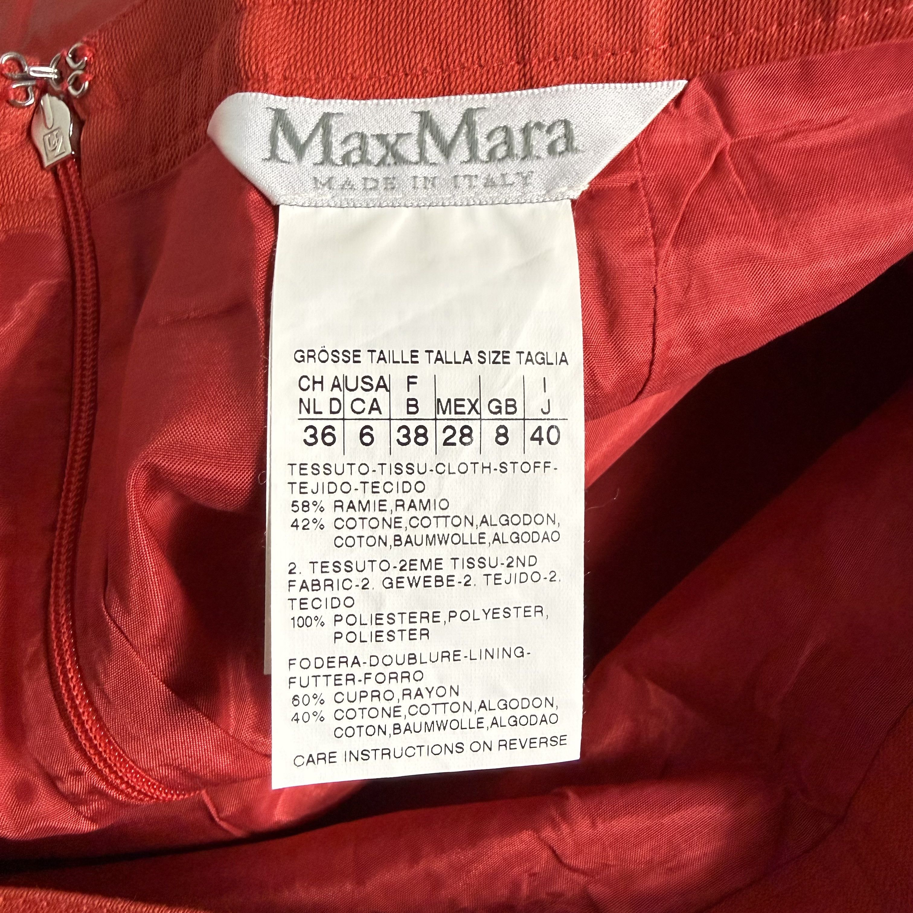 Max Mara 🔥RARE🔥Max Mara Mini Skirt Stylish Made in Italy Size 27" / US 4 / IT 40 - 7 Thumbnail