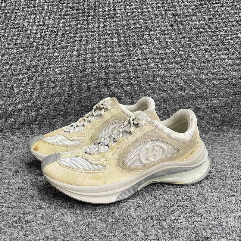 Gucci Gucci RUN Comfortable Lace-Up Sneakers 0079 Size US 6.5 / EU 39-40 - 1 Thumbnail