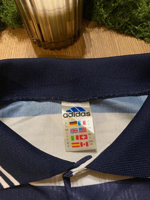 Adidas Hertha BSC 1997-98 Home Shirt XL Adidas Vintage Size US XL / EU 56 / 4 - 9 Thumbnail