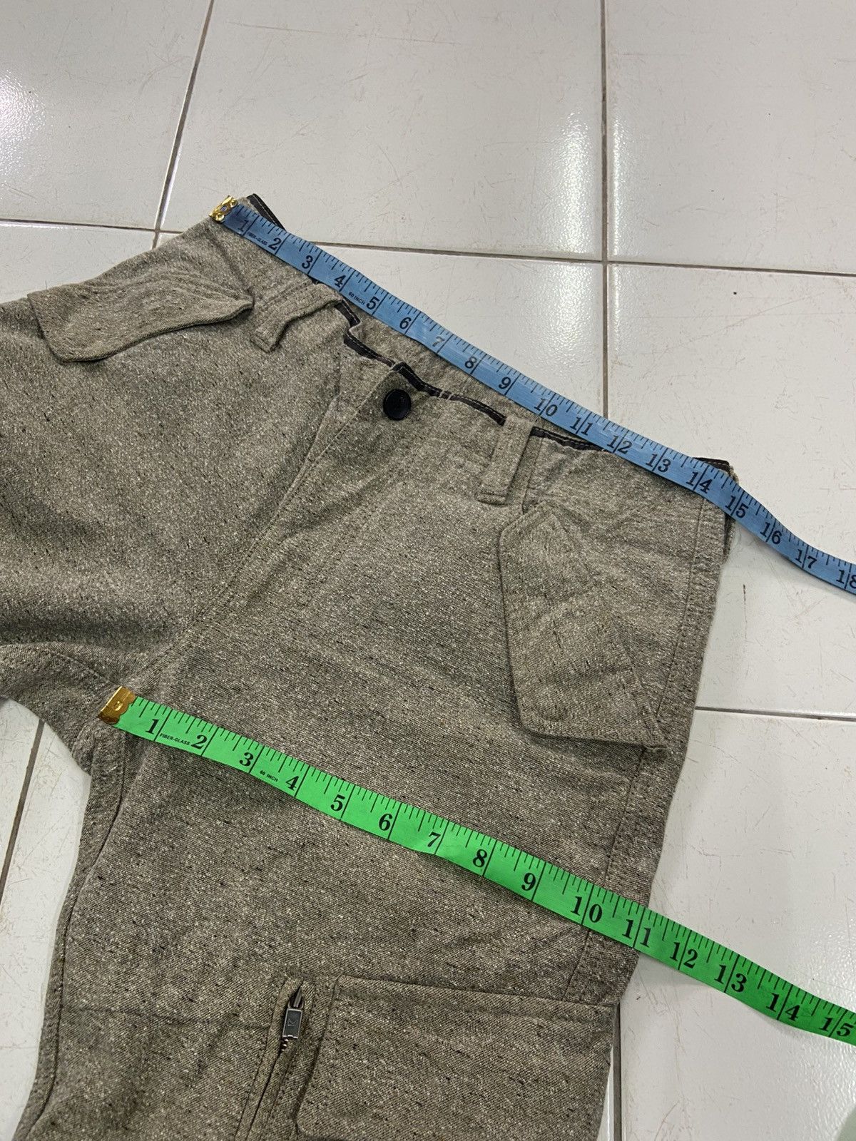 DKNY VINTAGE DKNY WOOL CARGO PANTS Size US 30 / EU 46 - 12 Thumbnail