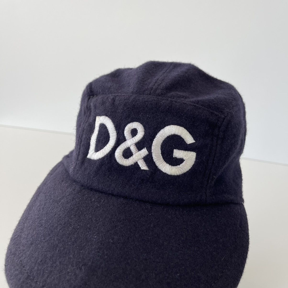 Dolce & Gabbana Dolce & Gabbana Wool Vintage 5-Panel Cap Blue Made in Italy Size ONE SIZE - 8 Thumbnail