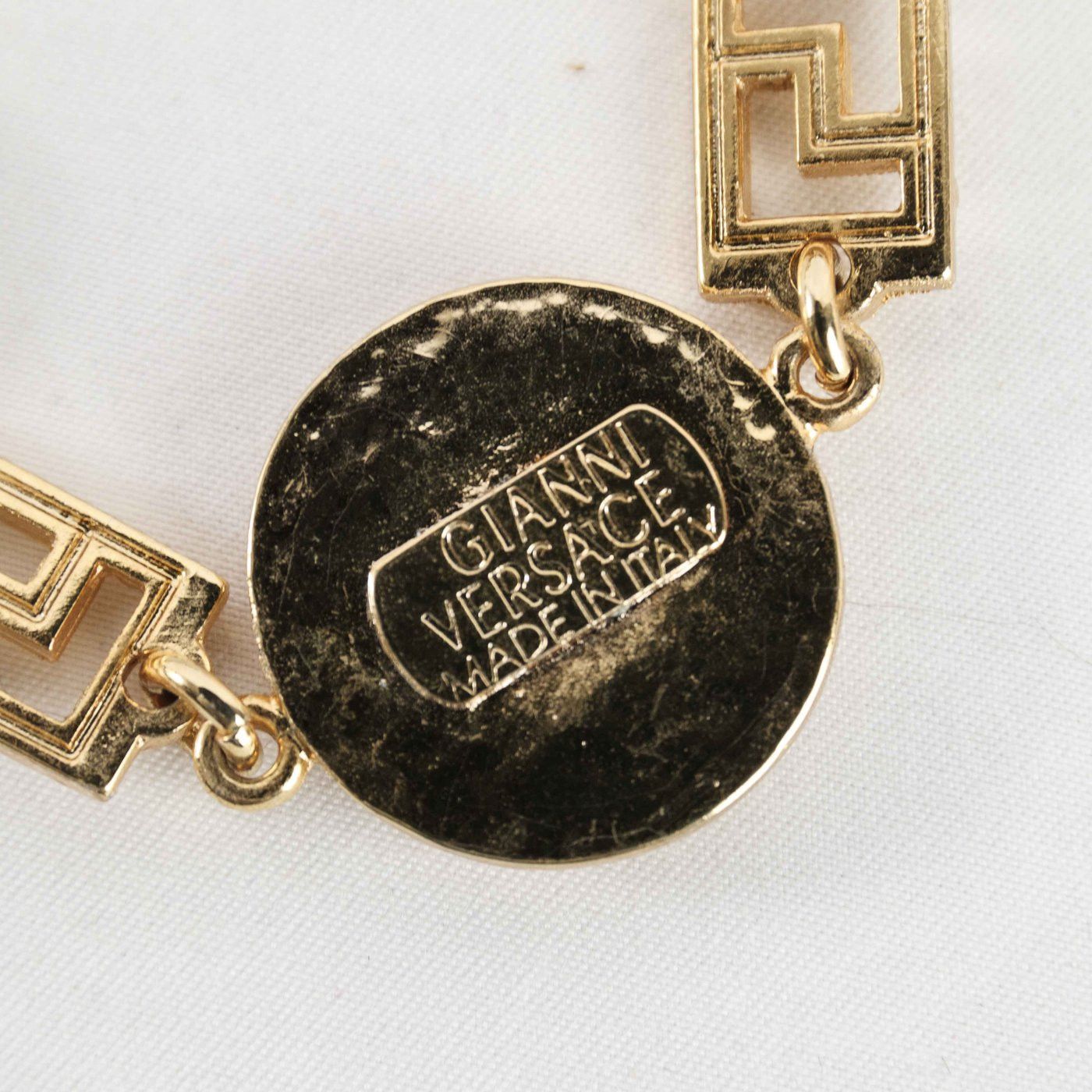 Versace Vintage Gianni Versace Medusa Head Coin Bracelet Size ONE SIZE - 10 Thumbnail