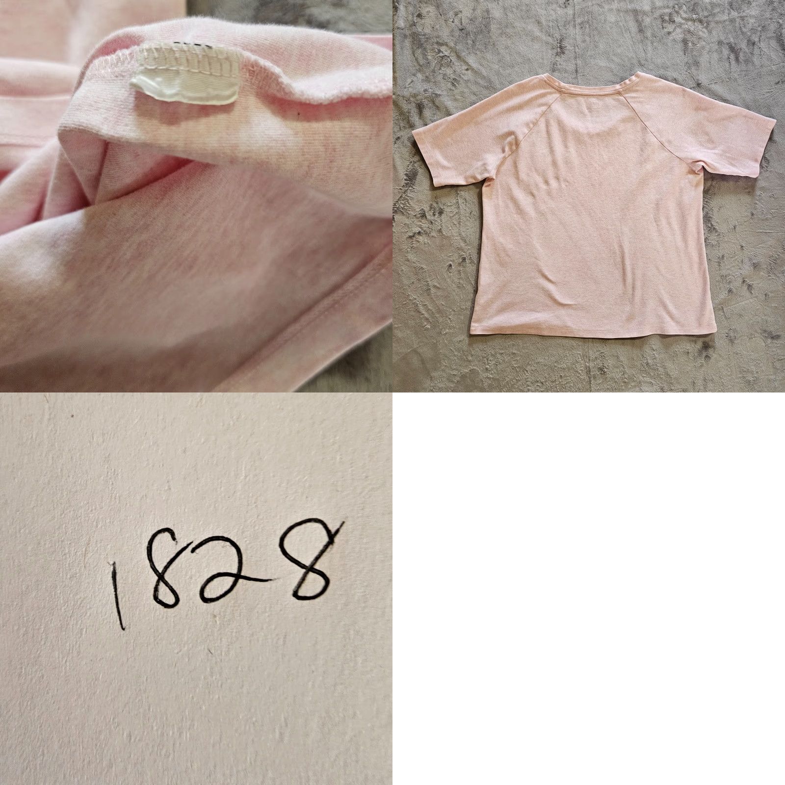 Vintage LL Bean Top Shirt Womens Large Pink Short Sleeve Round Neck Stretch Solid Basic Size L / US 10 / IT 46 - 8 Thumbnail