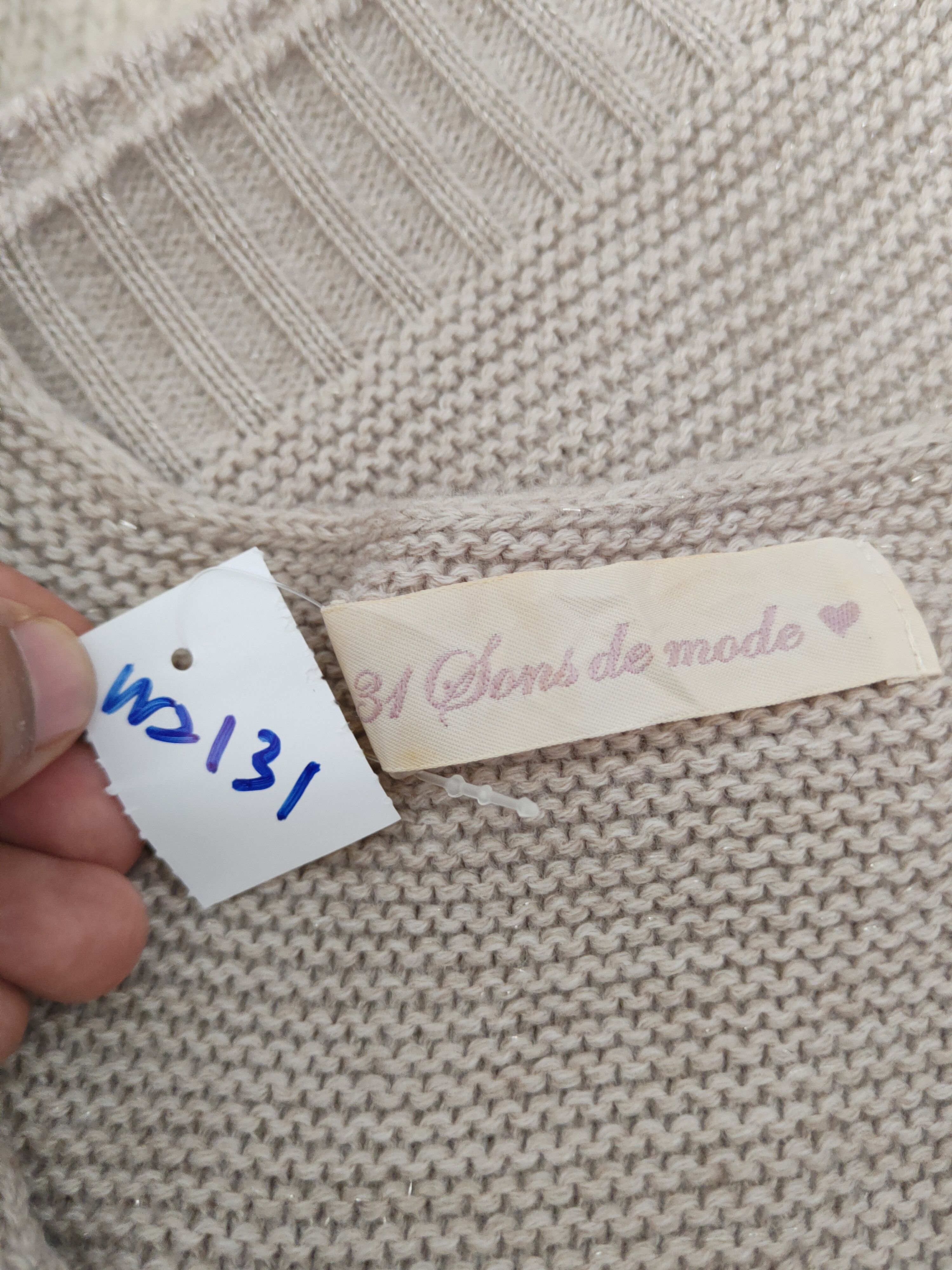Homespun Knitwear × Japanese Brand × Vintage 31 Sons de Mode Pink Pastel Knitwear Sweatshirts #W2131 Size XS / US 0-2 / IT 36-38 - 11 Thumbnail