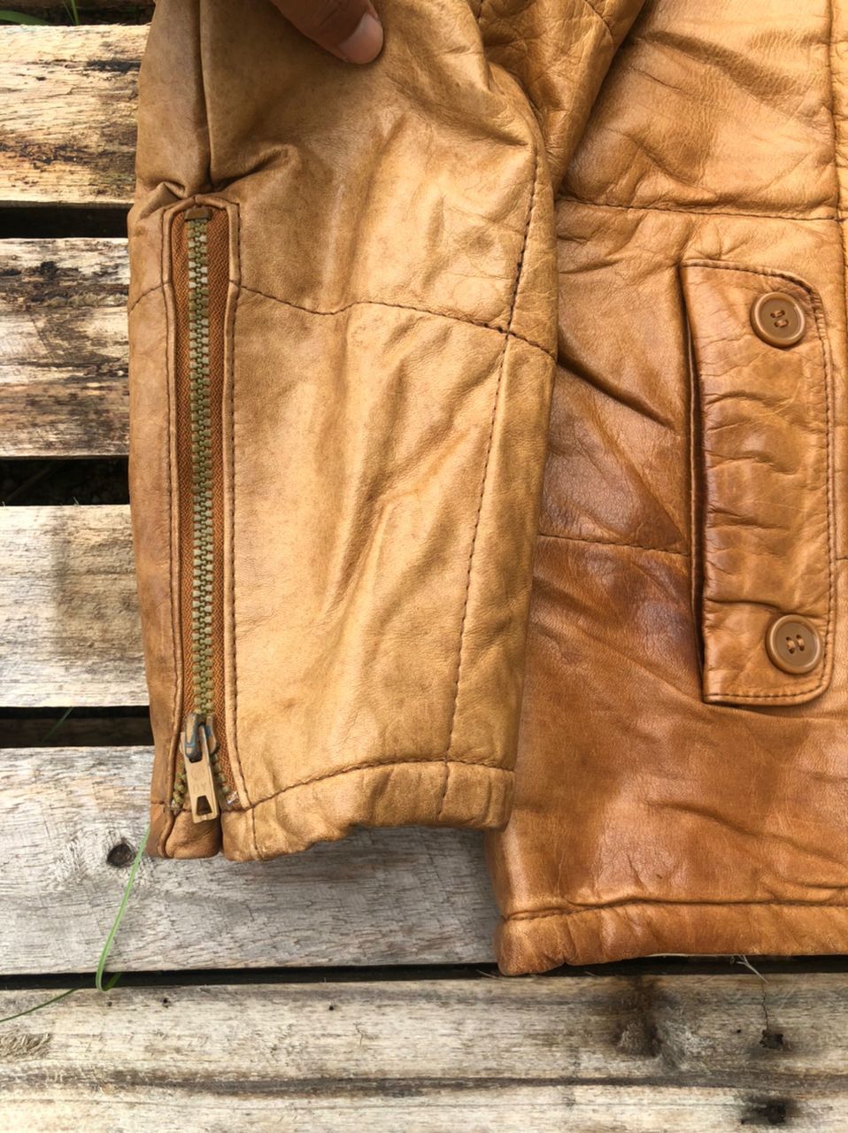 Vintage Vintage Leather Jacket Japanese Brand Size US M / EU 48-50 / 2 - 7 Thumbnail