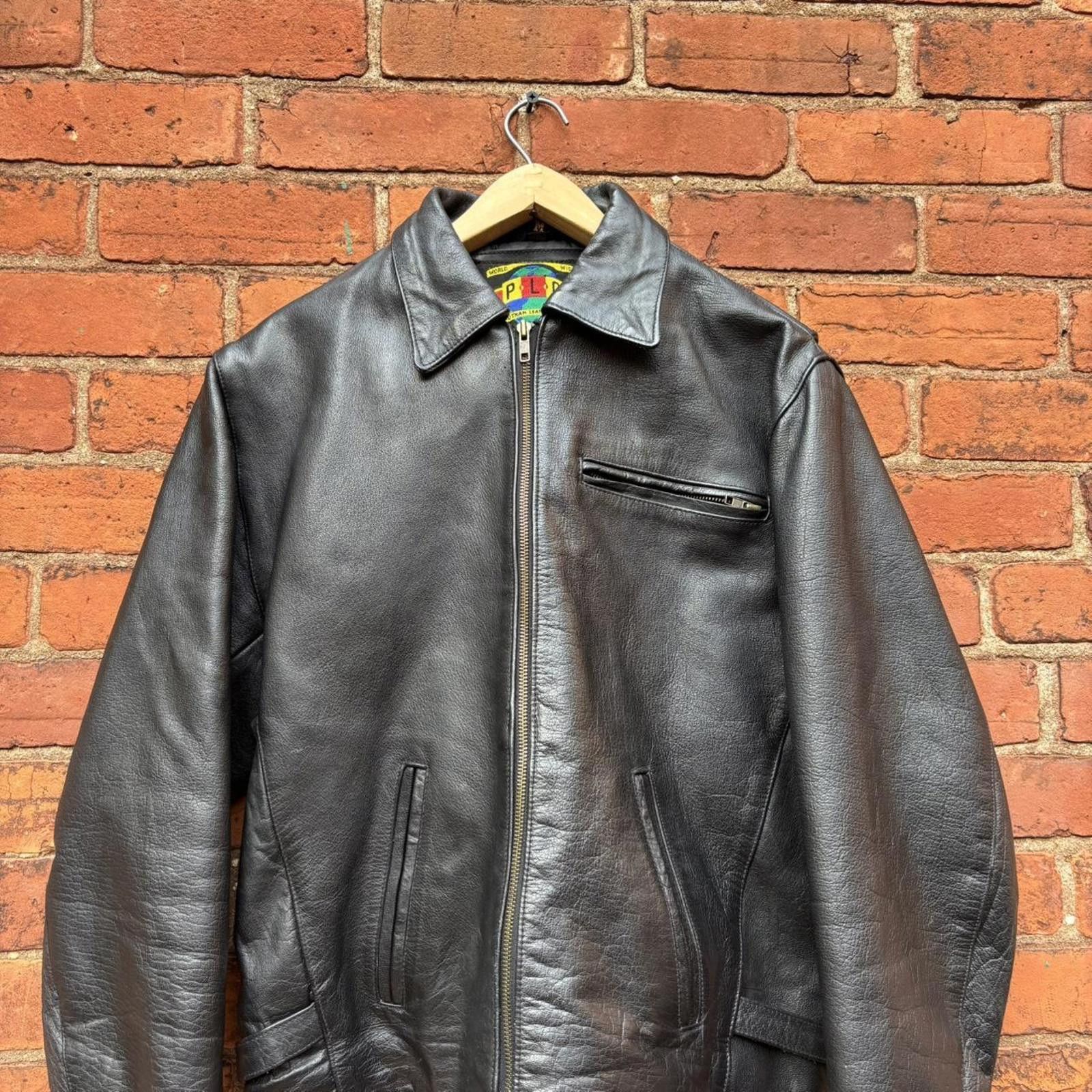 Other Vintage PLG Putnam leather gold leather bomber jacket 90s M Size US M / EU 48-50 / 2 - 3 Thumbnail