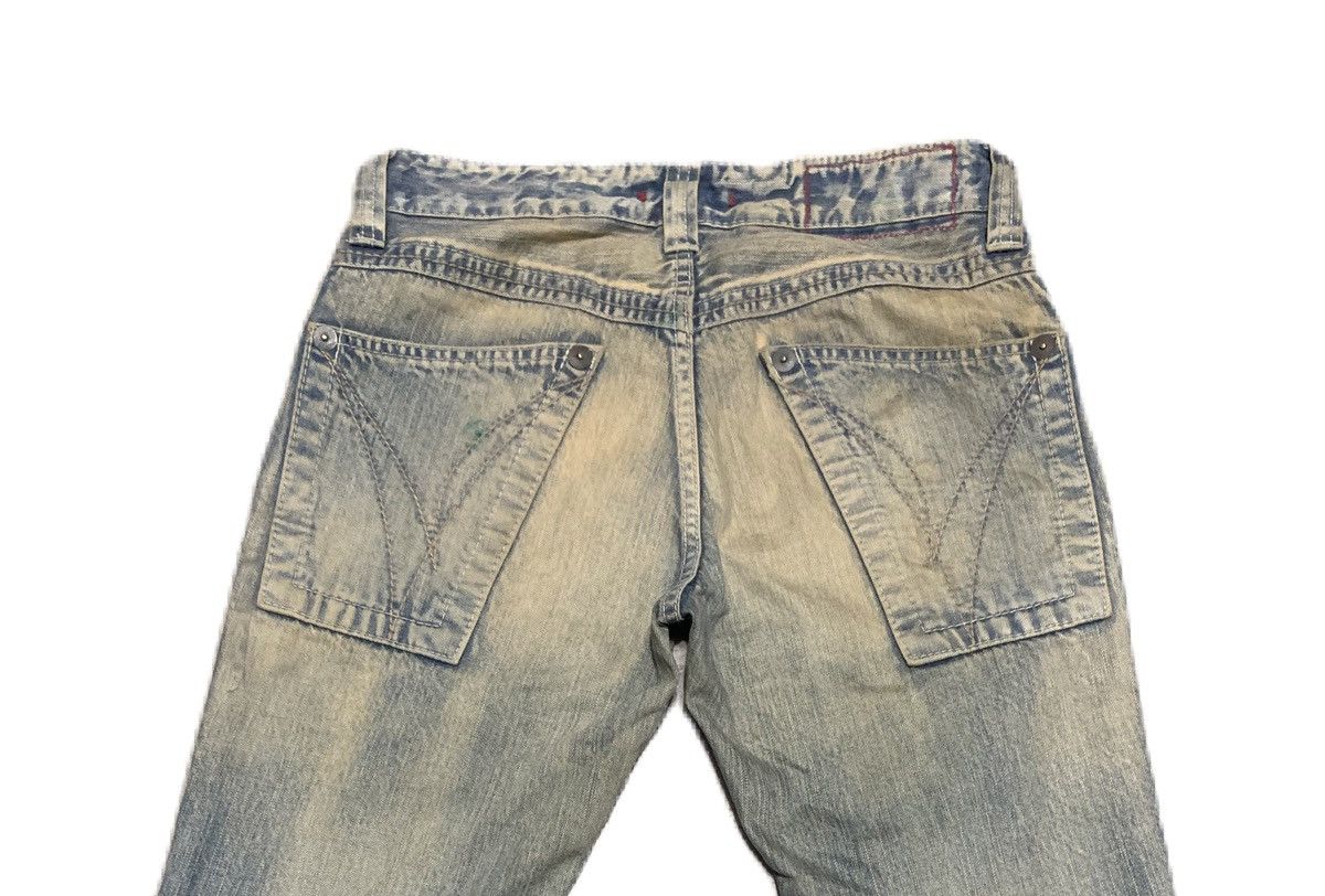 Japanese Brand Vintage 90s Blue Way Low Flare Bootcut Bell Bottom Jeans Size US 32 / EU 48 - 5 Thumbnail