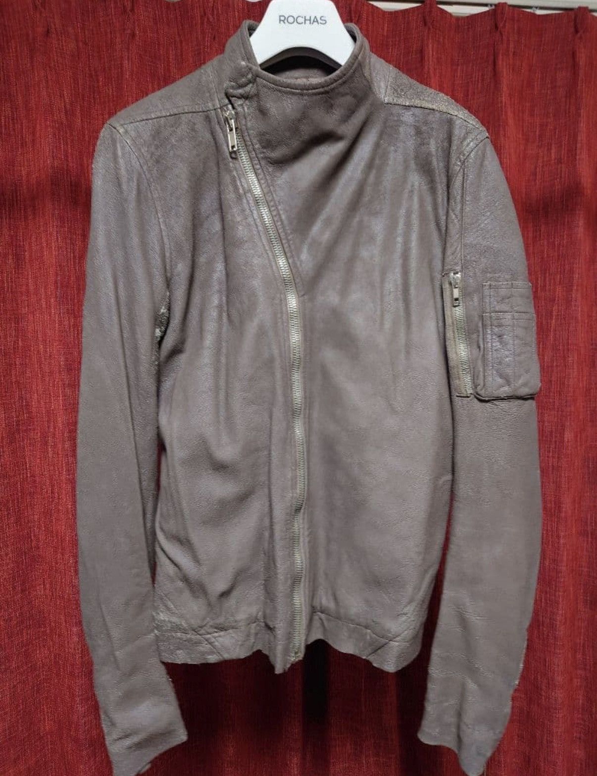 Rick Owens Rick Owens destroyed lamb skin leather jacket Size US XS / EU 42 / 0 - 1 Thumbnail