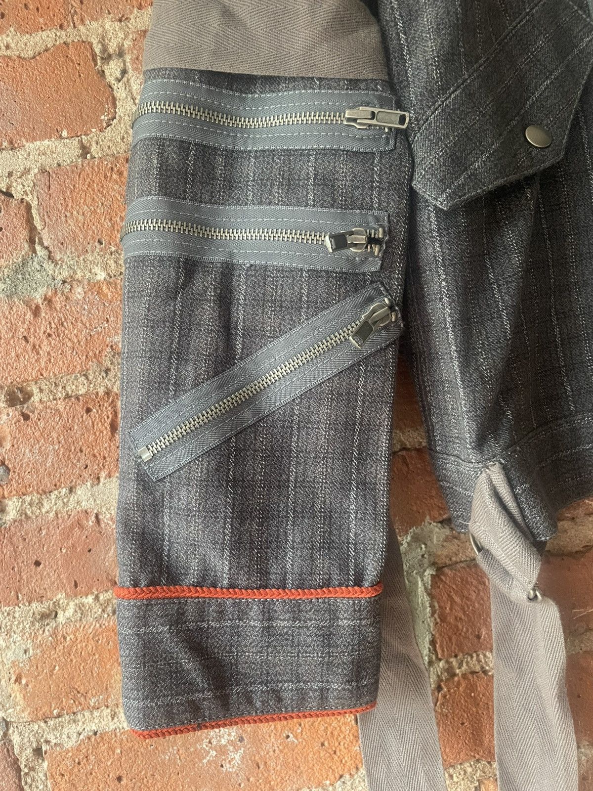 Marc Jacobs Marc Jacobs Vintage Plaid Denim Zipper Men’s Jacket 2005 Size US M / EU 48-50 / 2 - 2 Thumbnail