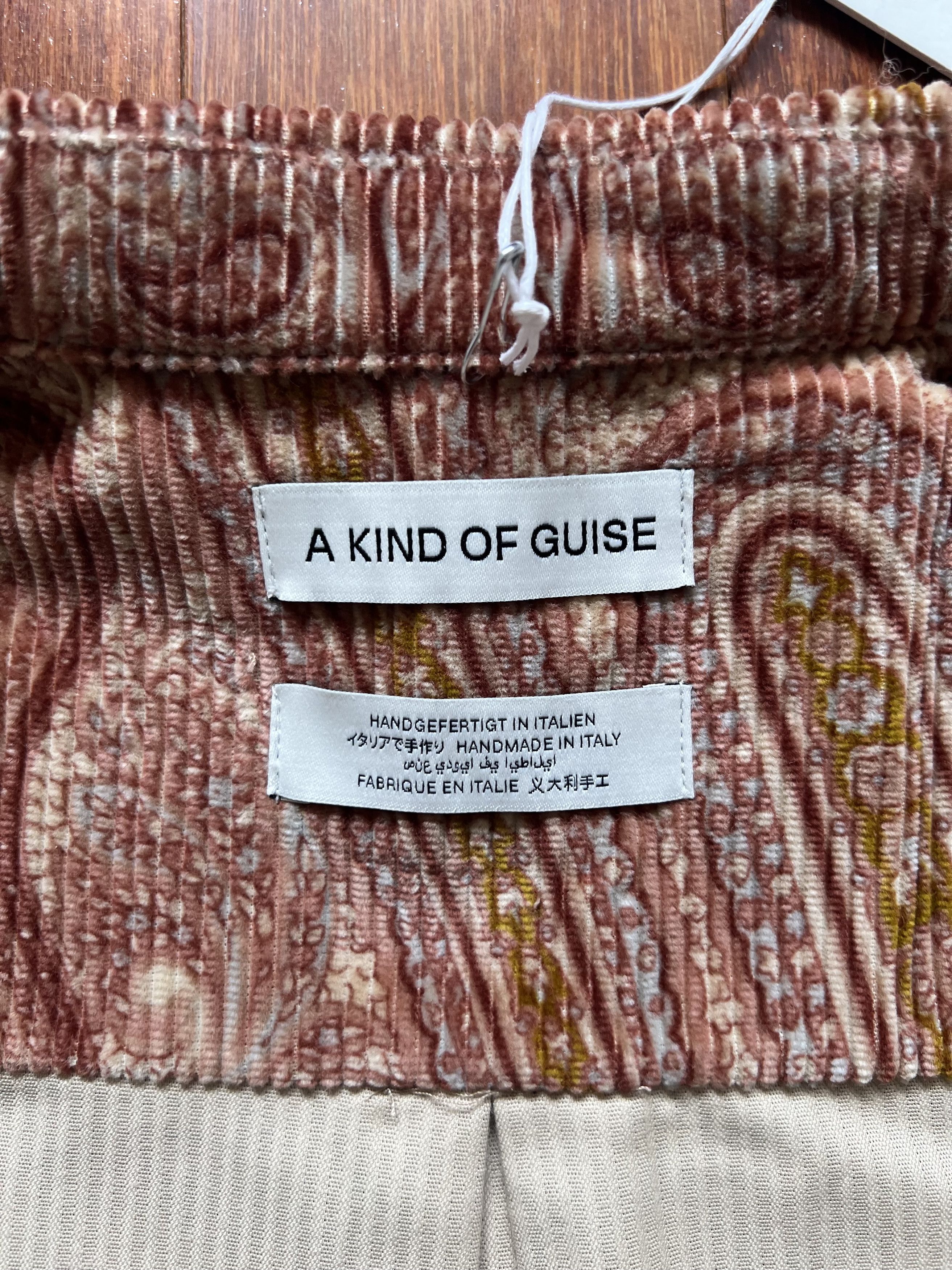 A Kind Of Guise 💚 AW23 A Kind Of Guise Gusto Shirt Paisley Corduroy NEW Size US M / EU 48-50 / 2 - 6 Thumbnail