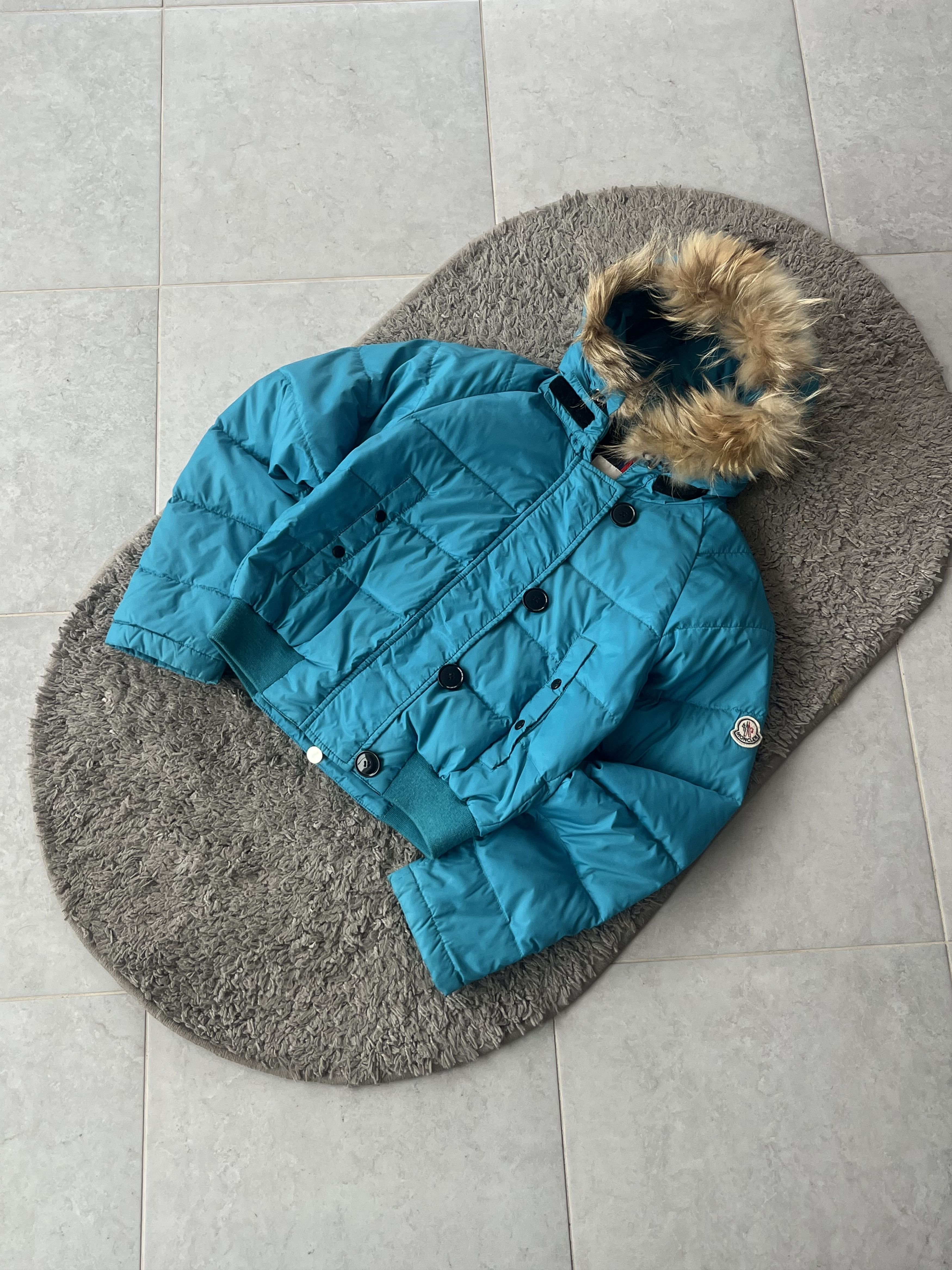 Moncler MONCLER Alpin Quilted Down Puffer Jacket Hooded Blue Color Size S / US 4 / IT 40 - 2 Thumbnail