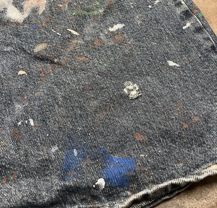 Vintage × Wrangler Vintage Wrangler Denim Painters Shorts Size US 32 / EU 48 - 3 Thumbnail