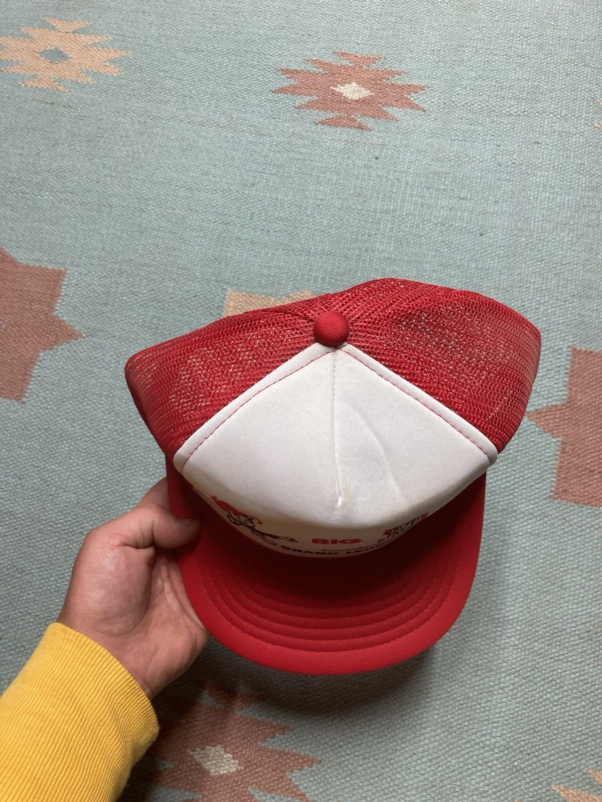 Vintage Vtg trucker hat big L lumberland grand ledge Michigan SnapBa Size ONE SIZE - 3 Thumbnail