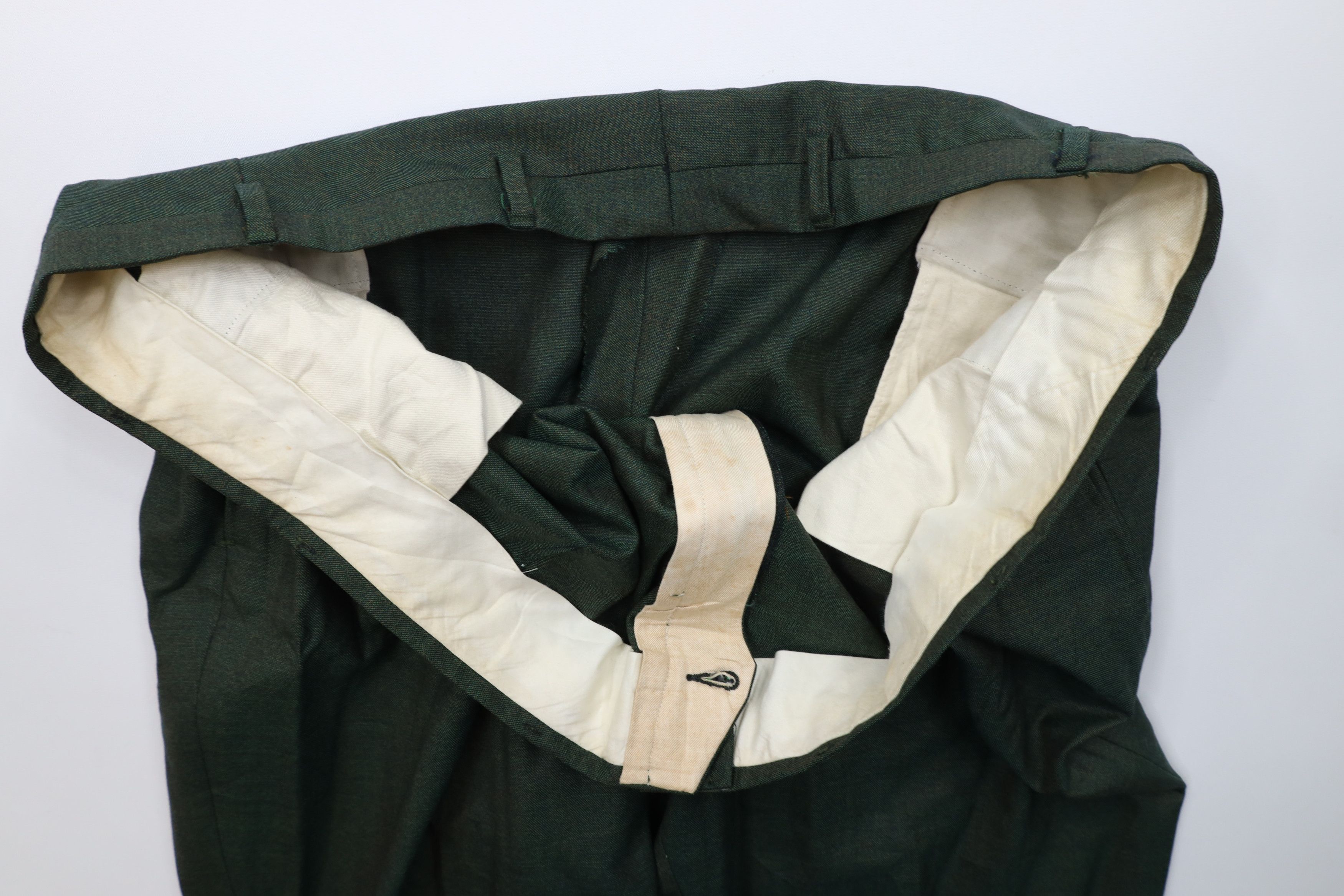 Vintage Vintage 50s 60s Rockabilly Gabardine Chino Pants Green USA Size US 44 / EU 60 - 7 Thumbnail