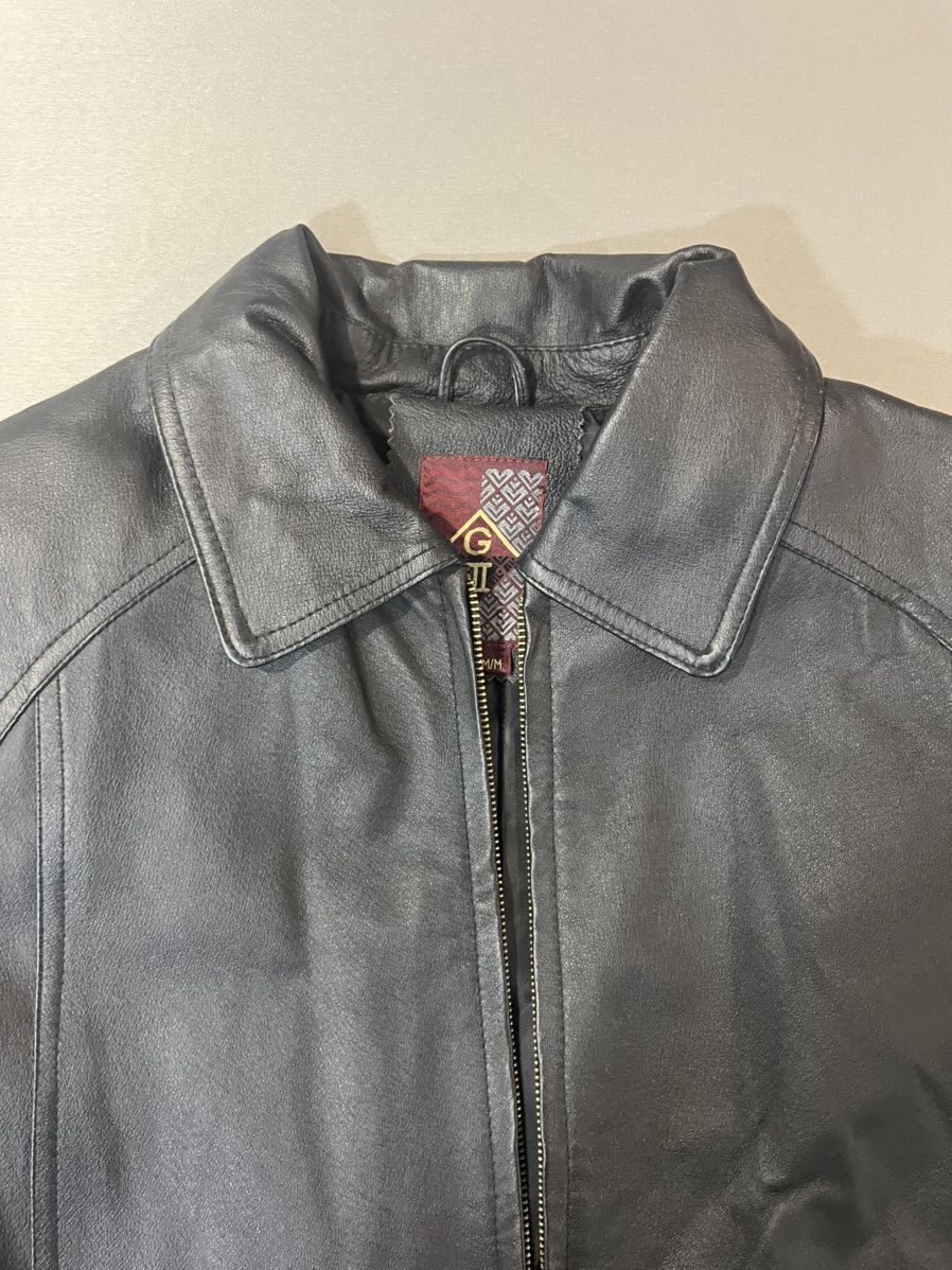 Vintage Y2k Black Leather blazer jacket Size US M / EU 48-50 / 2 - 3 Thumbnail