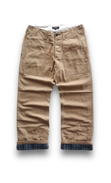 Burberry Burberry Blue Checkered Legs Fatigue Pants Grailed