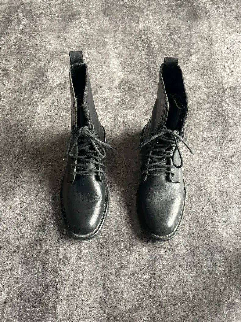 Saint Laurent Paris Saint Laurent Paris Calf Leather Military Boots Size US 6 / EU 39 - 2 Thumbnail