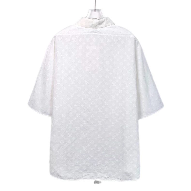 Louis Vuitton Louis Vuitton Cotton lapel short sleeve shirt with white l Size S / US 4 / IT 40 - 2 Thumbnail