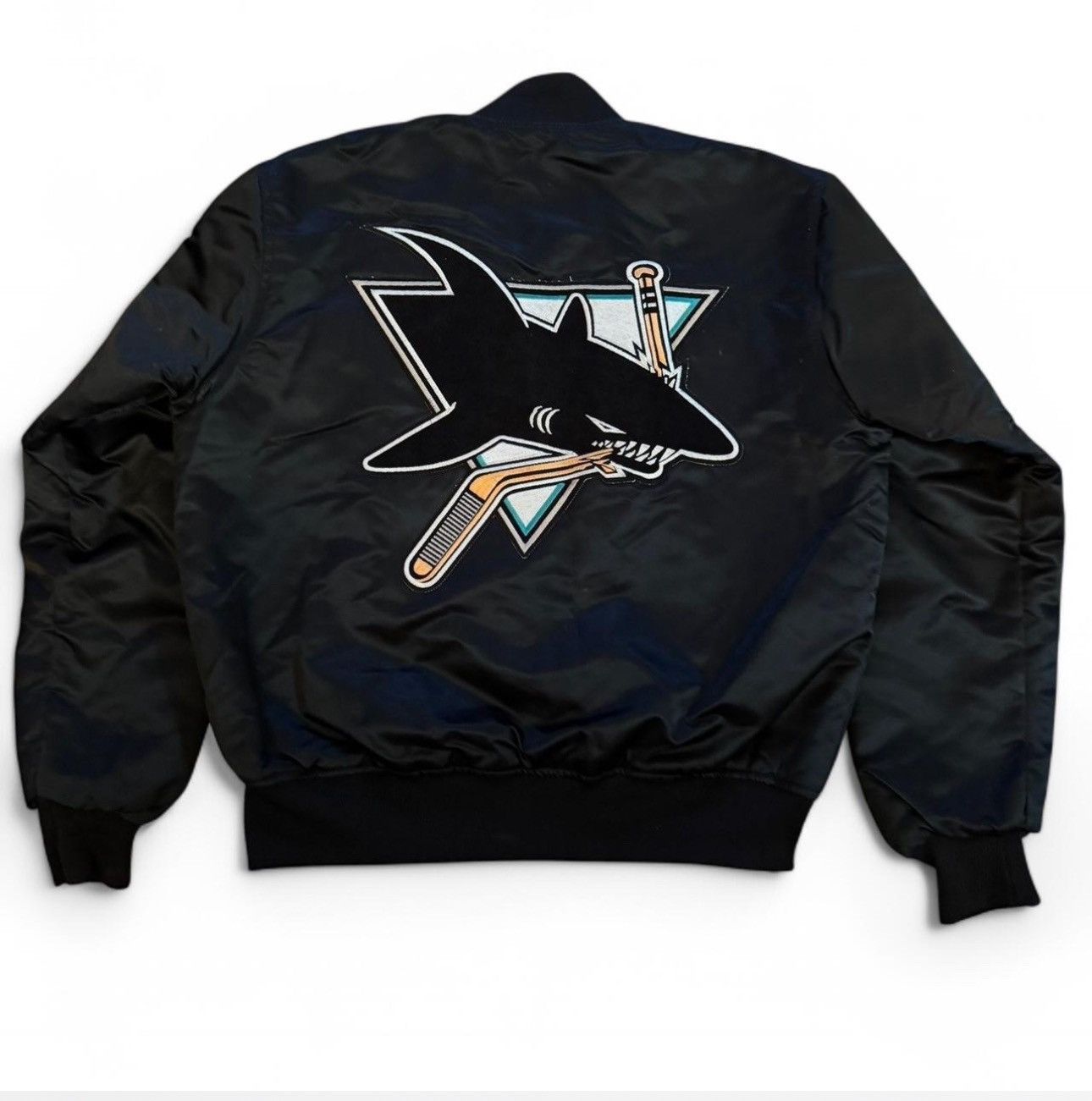 Starter Vintage 1990’s Starters San Jose Sharks Varsity Bomber Size US M / EU 48-50 / 2 - 2 Thumbnail