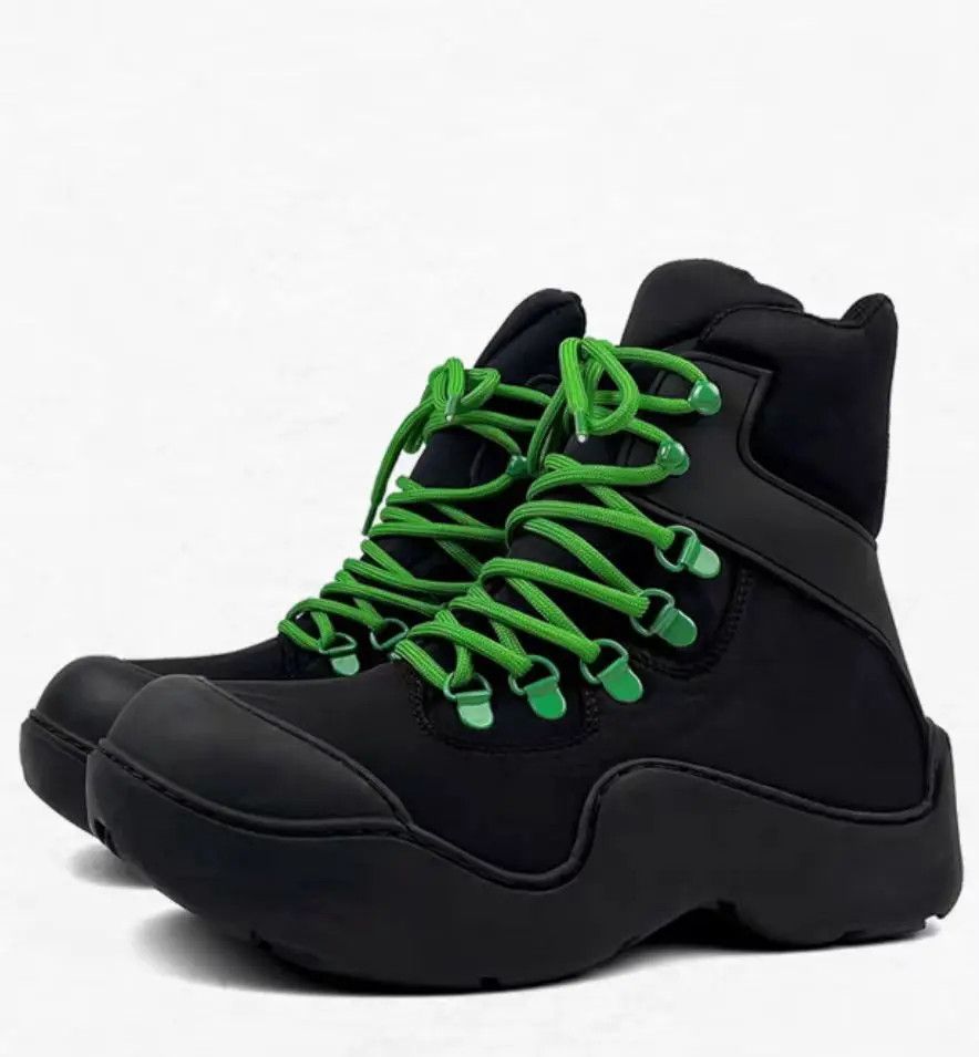 Designer × Japanese Brand Retro Thick Sole High Top Martin Boots Size US 9.5 / EU 42-43 - 3 Thumbnail