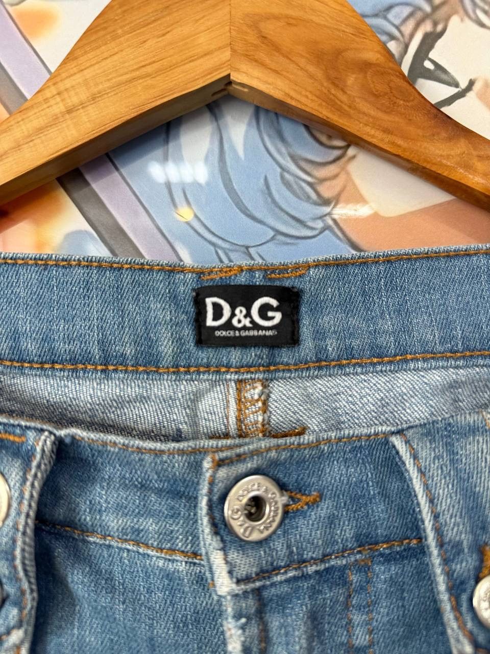 Dolce & Gabbana Vintage Dolce&Gabbana Jeans Light Denim Size 26" / US 2 / IT 38 - 4 Thumbnail