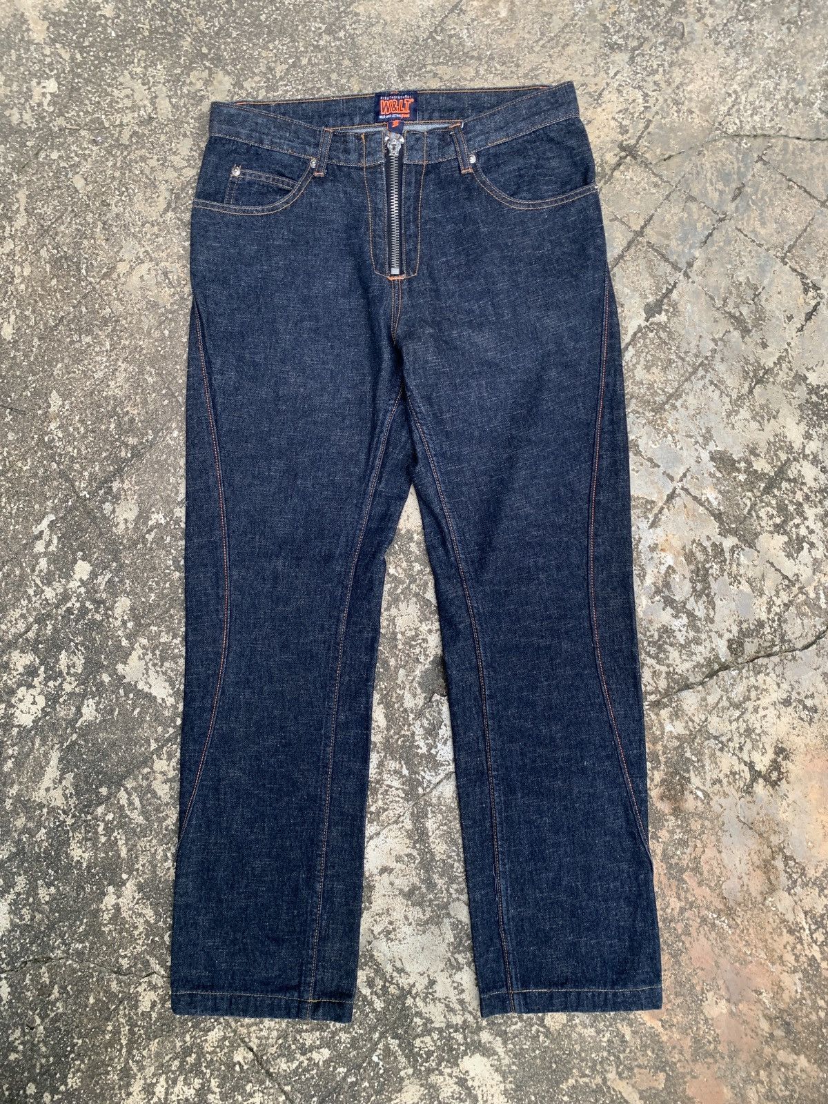 Designer × W&LT × Walter Van Beirendonck Walter van Beirendonck W&LT Snake Jeans Pants Size US 28 / EU 44 - 1 Thumbnail