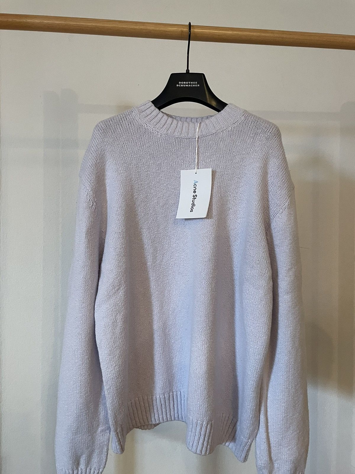 image of Acne Studios Knit Sweater in Lavender, Men's (Size Small)