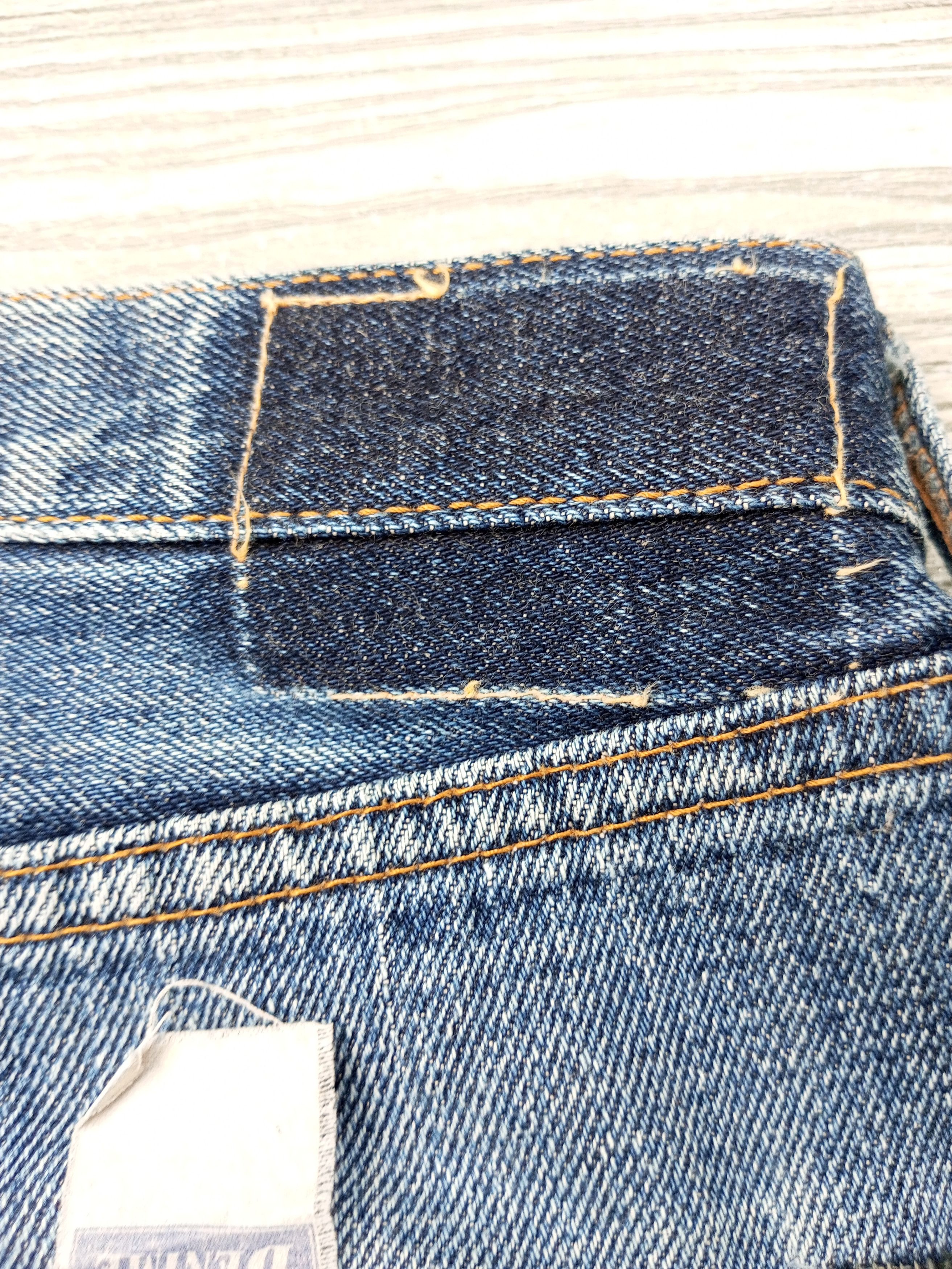 Denime × Japanese Brand Vintage Denime Selvedge Japan Crazy Distress Mud Wash Size US 34 / EU 50 - 17 Thumbnail