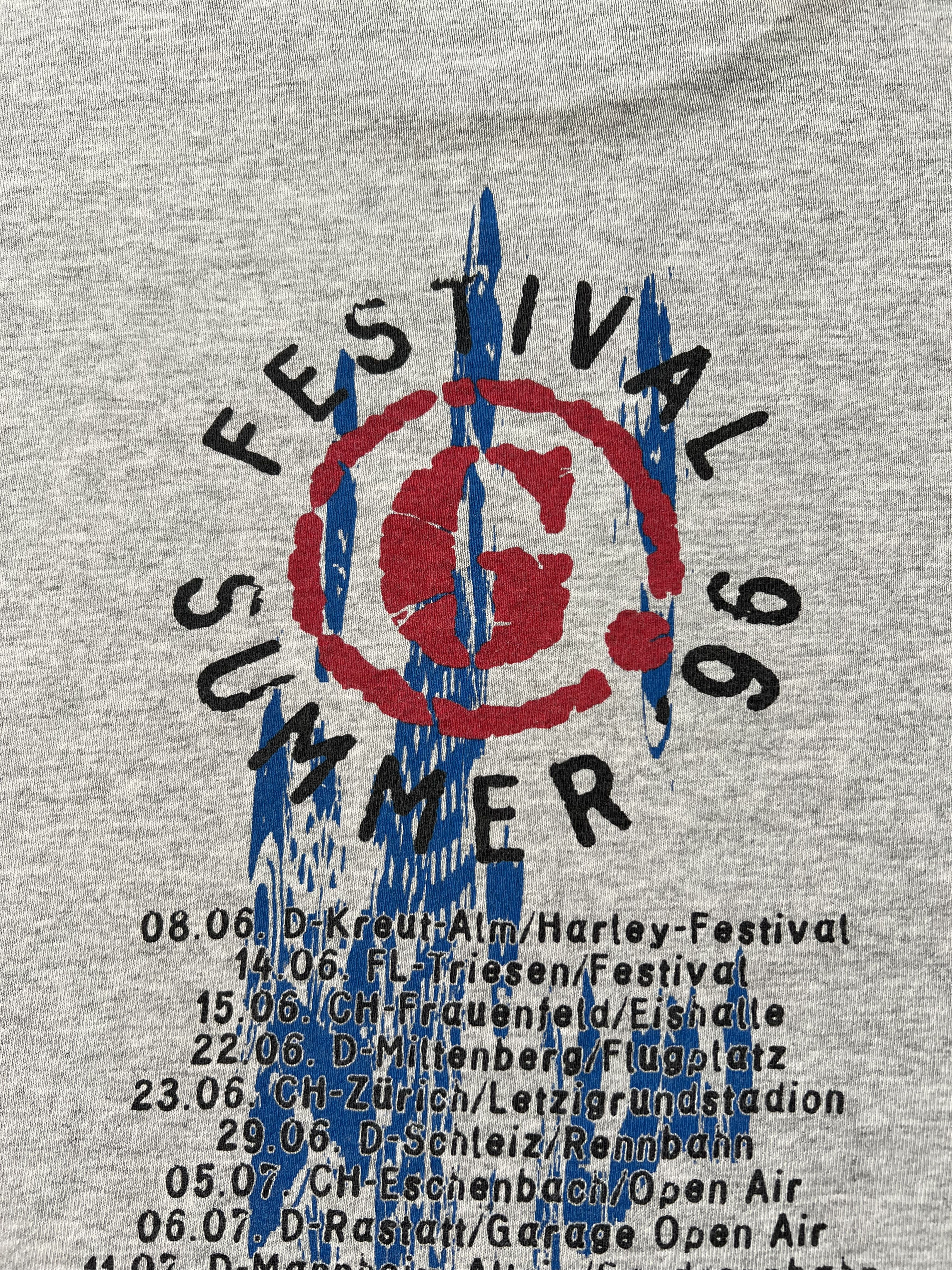 Band Tees Vintage 1996 Gotthard Summer Festival Gray T-shirt Size US L / EU 52-54 / 3 - 14 Thumbnail