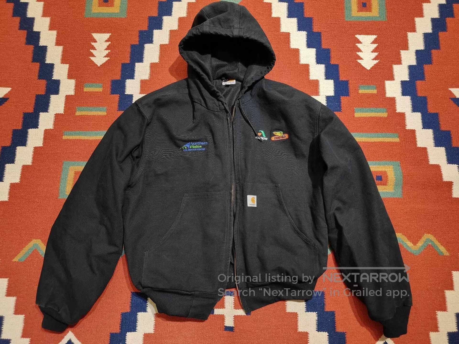 Carhartt Carhartt Black J130 Jacket XL Vintage. Size US XL / EU 56 / 4 - 1 Thumbnail