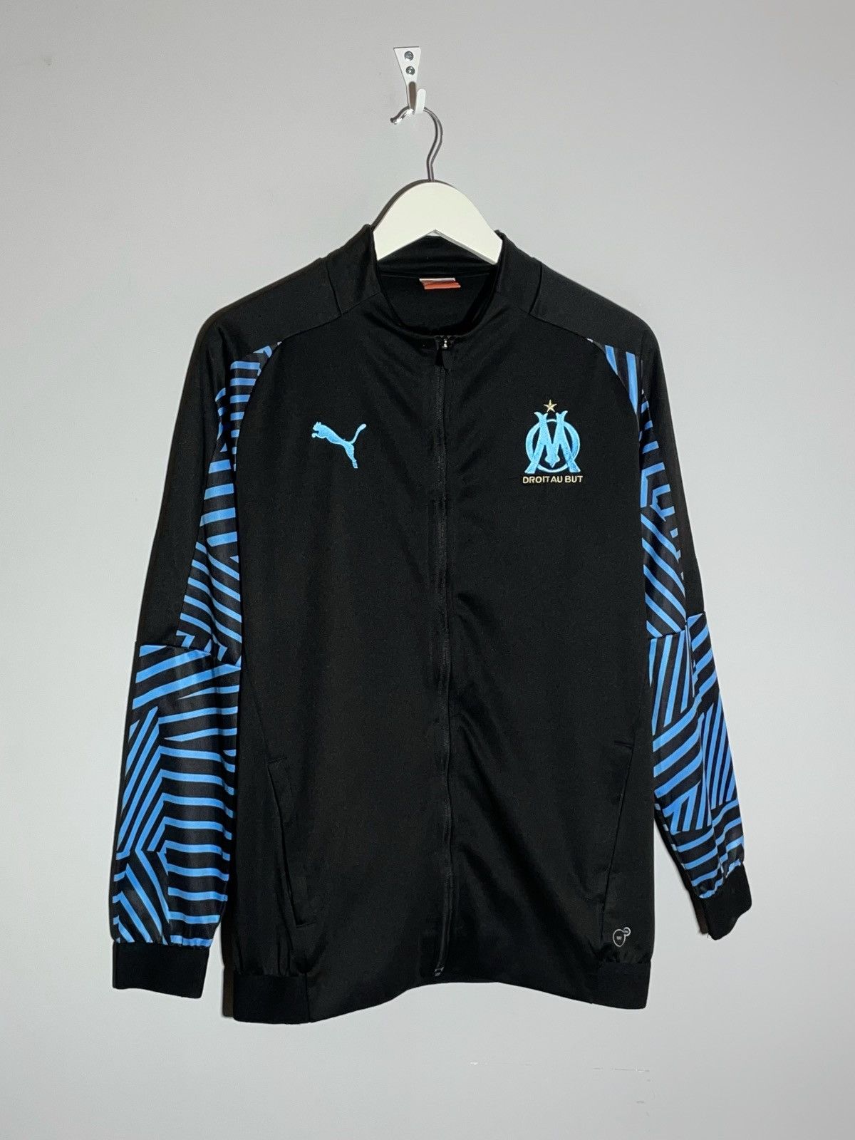 Puma Fc Olympic Marseille Puma Y2k Streetwear Men's Track Top Size US M / EU 48-50 / 2 - 2 Thumbnail