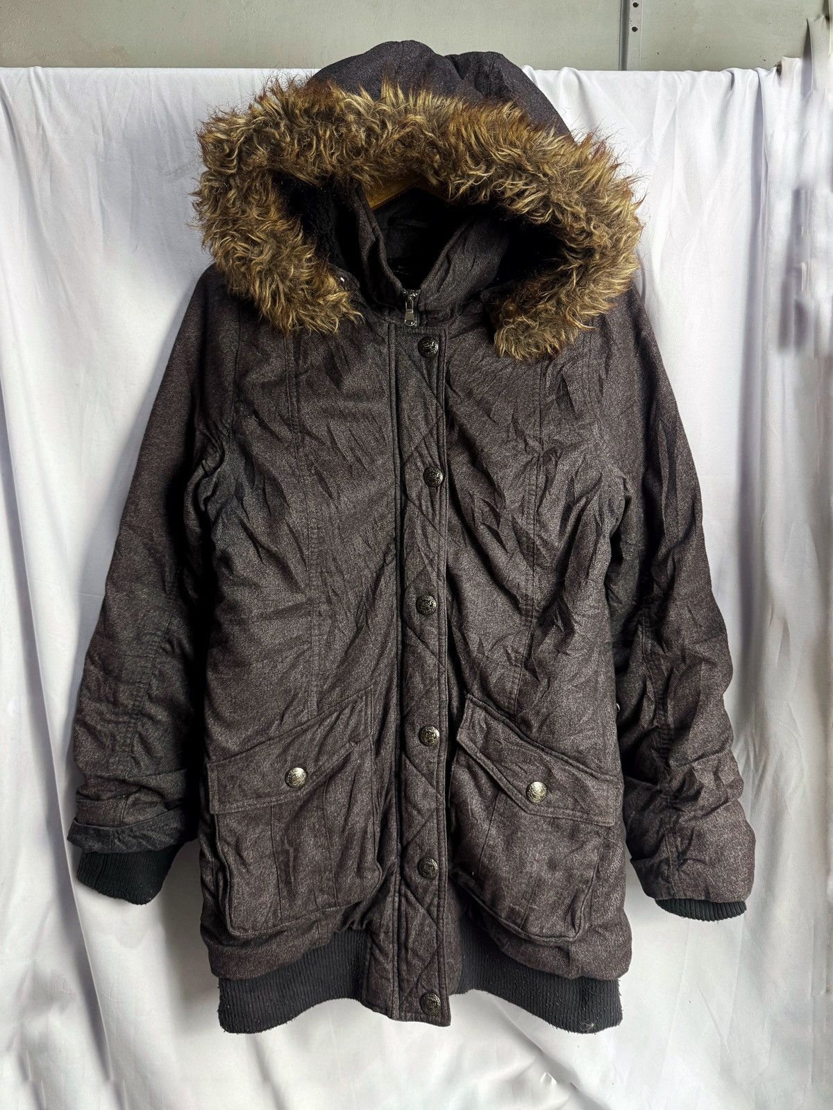 If Six Was Nine Faux Fur Beaumont Carr Japanese Jacket Size US L / EU 52-54 / 3 - 1 Thumbnail