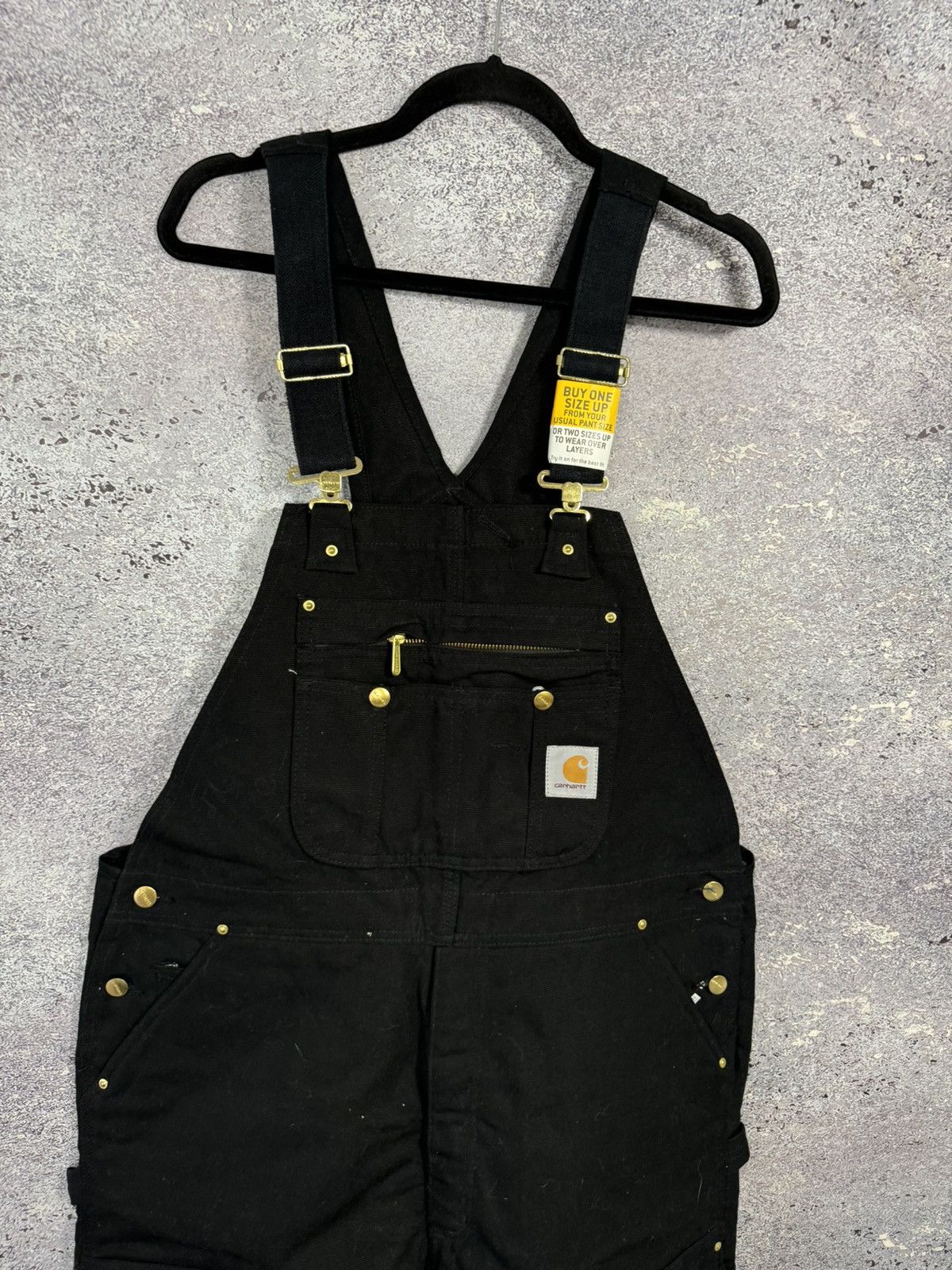 Carhartt NWT Carhartt double knee overall Black fit 42x30 Size US 42 / EU 58 - 3 Thumbnail