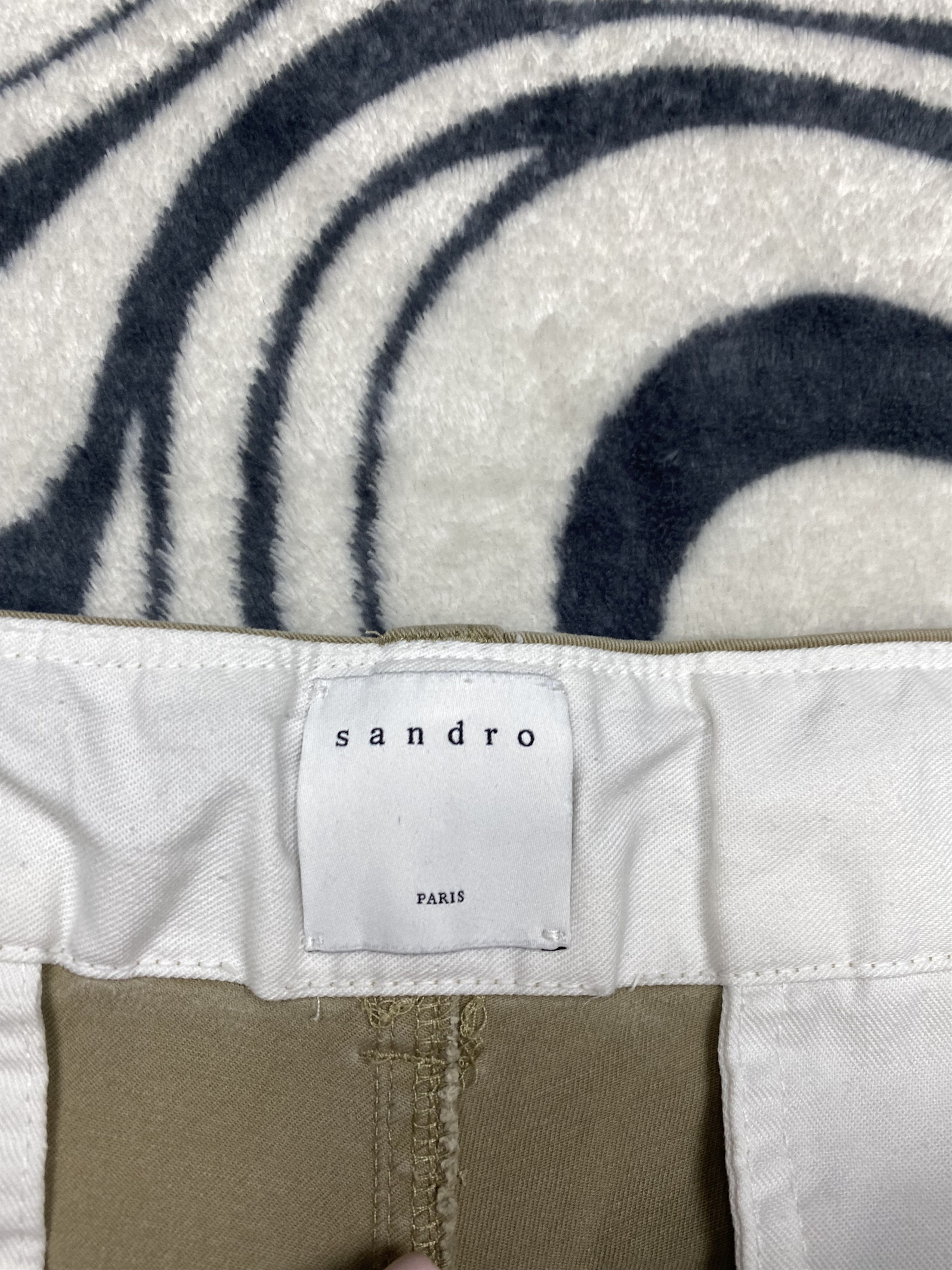 Sandro Sandro Vintage Classic Chino Pants Y2K Size 30" / US 8 / IT 44 - 4 Thumbnail