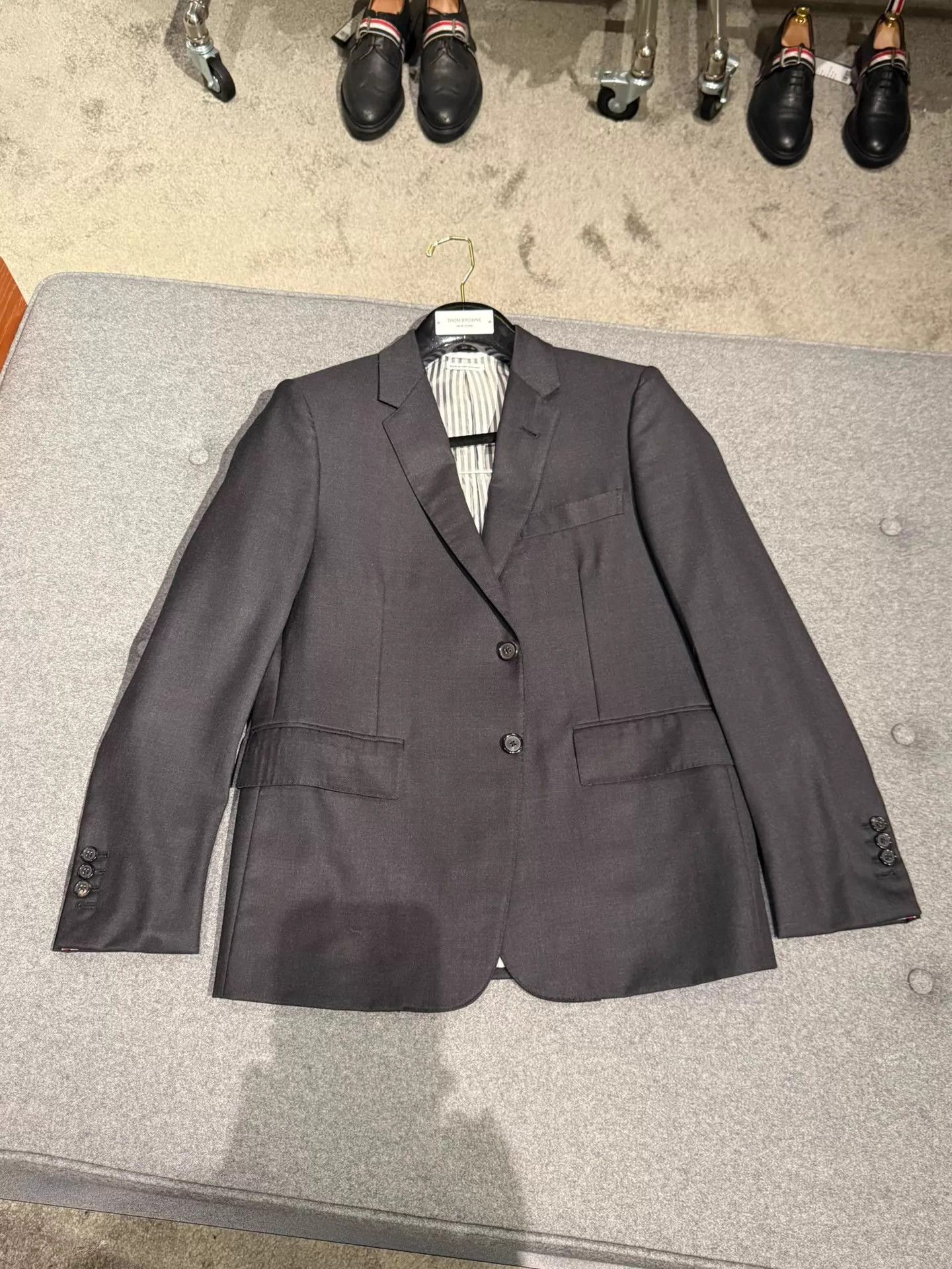 Thom Browne Thom Browne Classic Slim Charcoal Wool Suit Size 2 Size US M / EU 48-50 / 2 - 3 Thumbnail