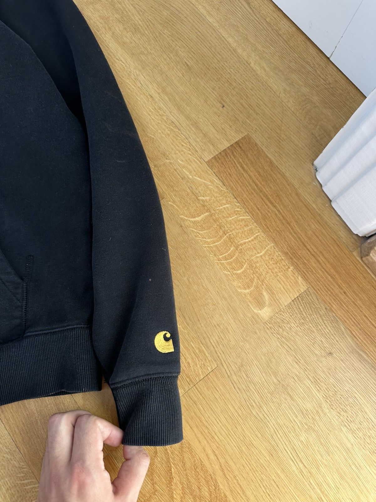 Carhartt Carhartt Chase Hooded Zip Jacket Sleeve Logo Black Size US M / EU 48-50 / 2 - 7 Thumbnail