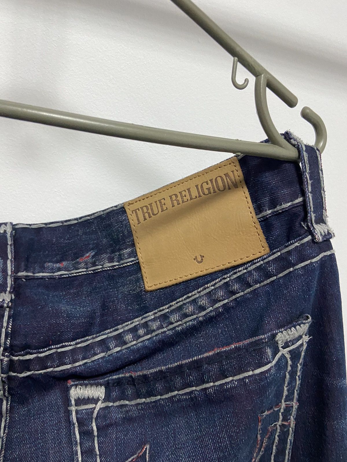 True Religion × Vintage True Religion jeans Pants Selvedge Vintage Y2K Distressed Size US 34 / EU 50 - 7 Thumbnail