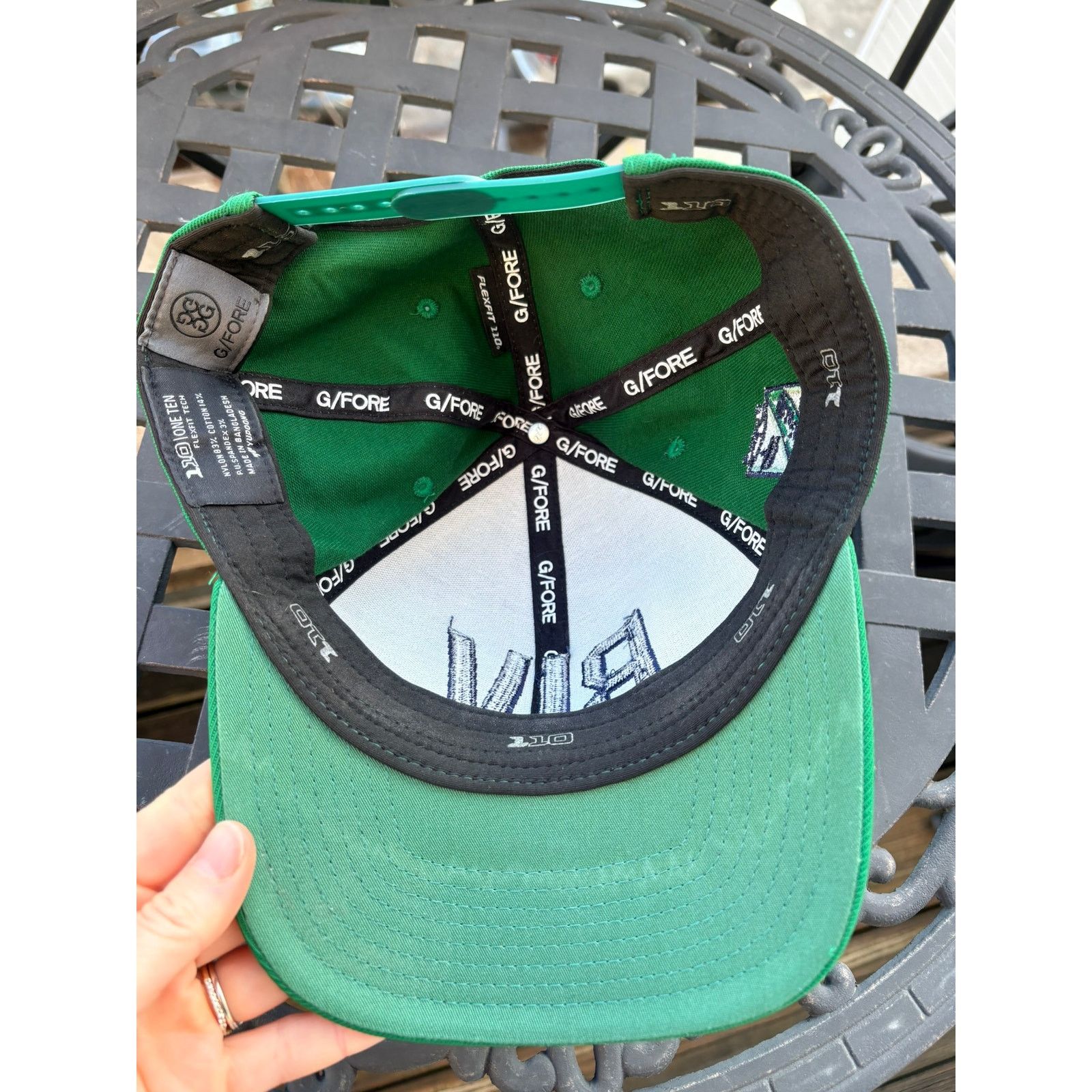 G/FORE G/FORE Riviera Country Club Green Snapback Golf Hat Size ONE SIZE - 6 Thumbnail