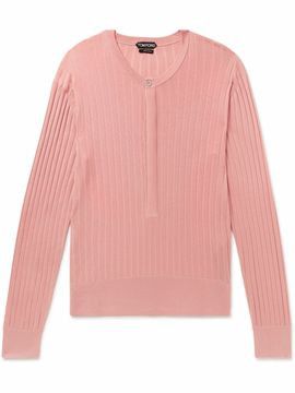 image of Tom Ford O1Loc1C0324 Kyl003 Sweater In Pink, Men's (Size Large)