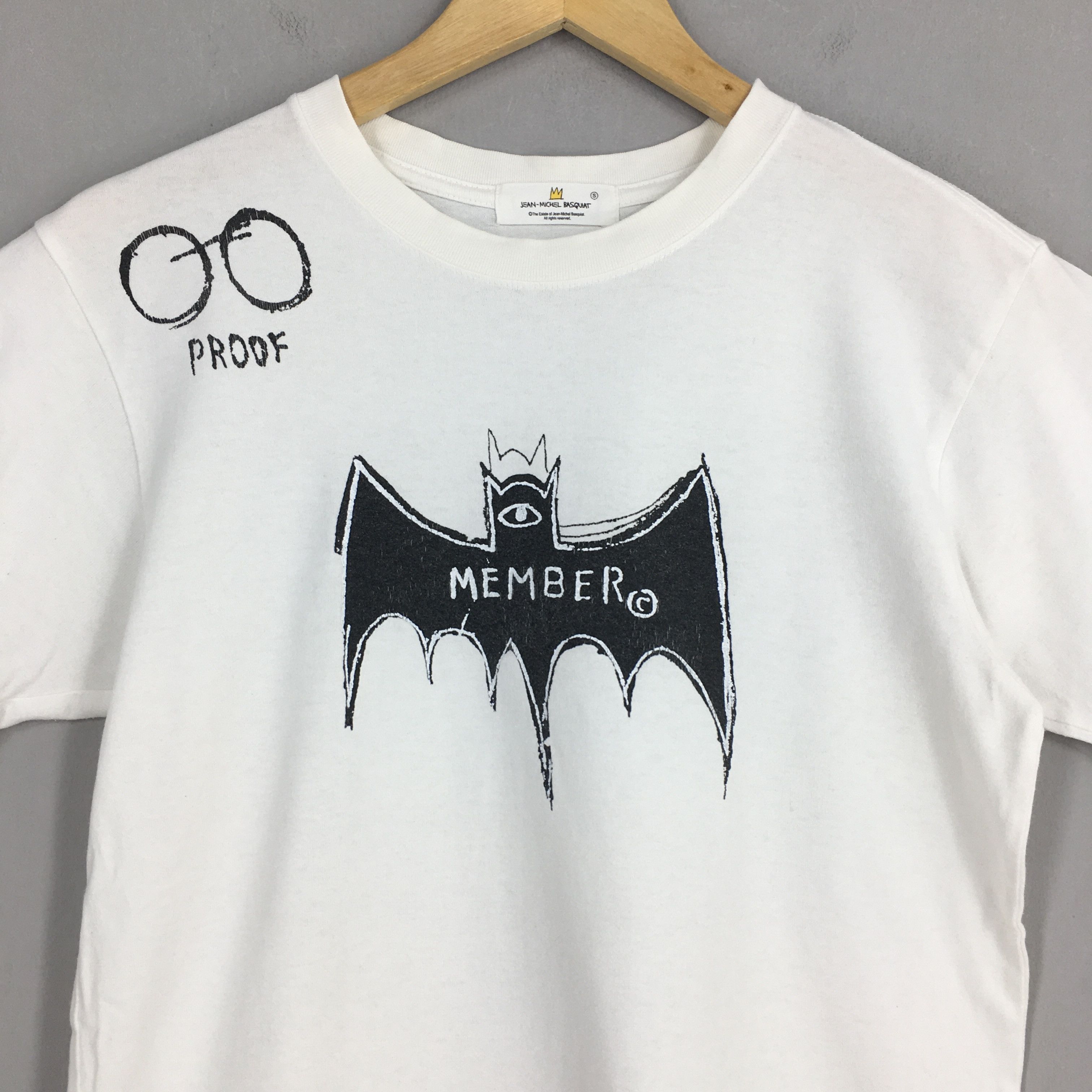 Jean-Michel Basquiat JMB Jean-Michel Basquiat Proof Member Bat Pop Art T shirt S Size US S / EU 44-46 / 1 - 2 Thumbnail